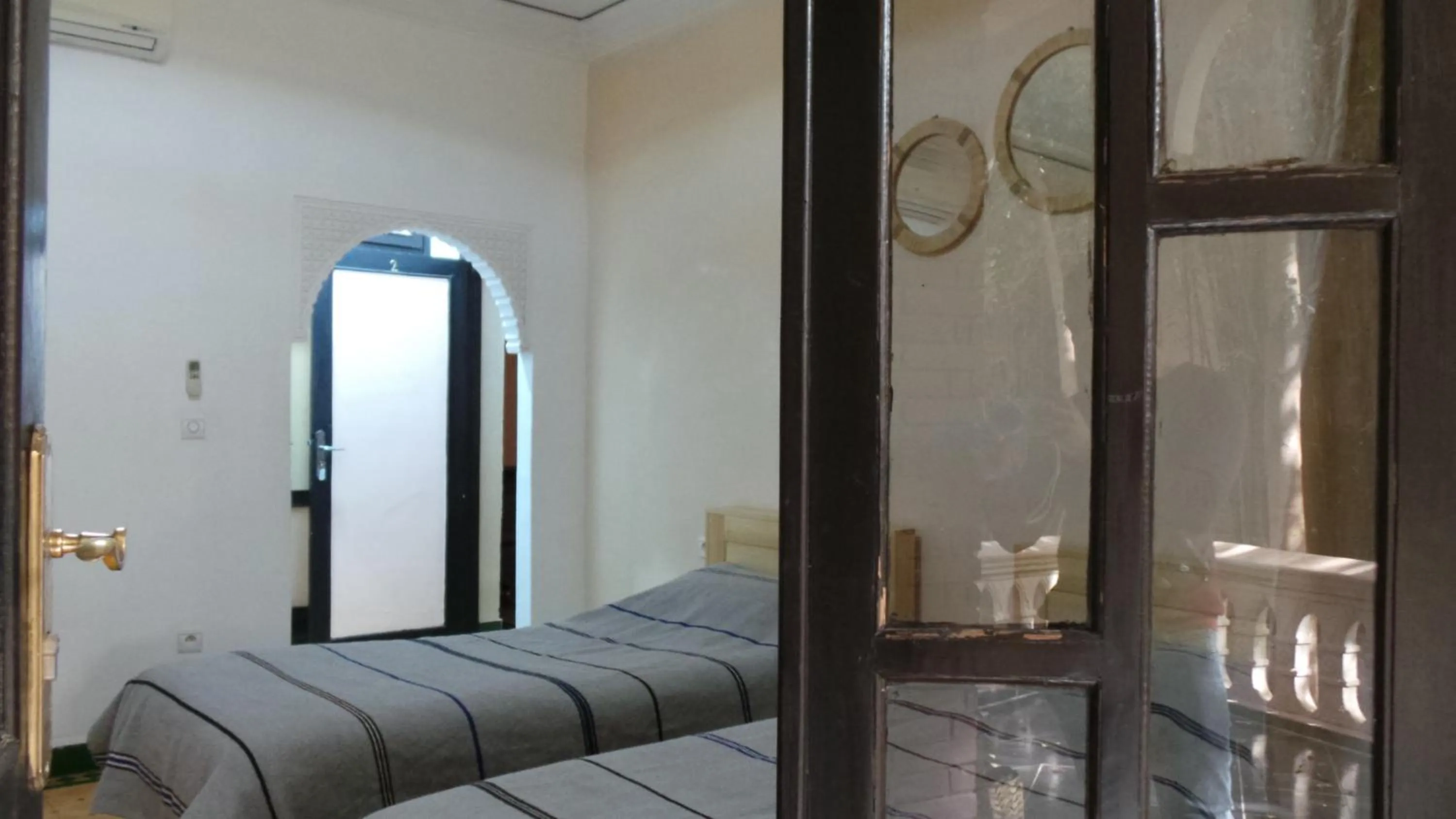 View (from property/room), Bed in Targafit Hotel & Hammam