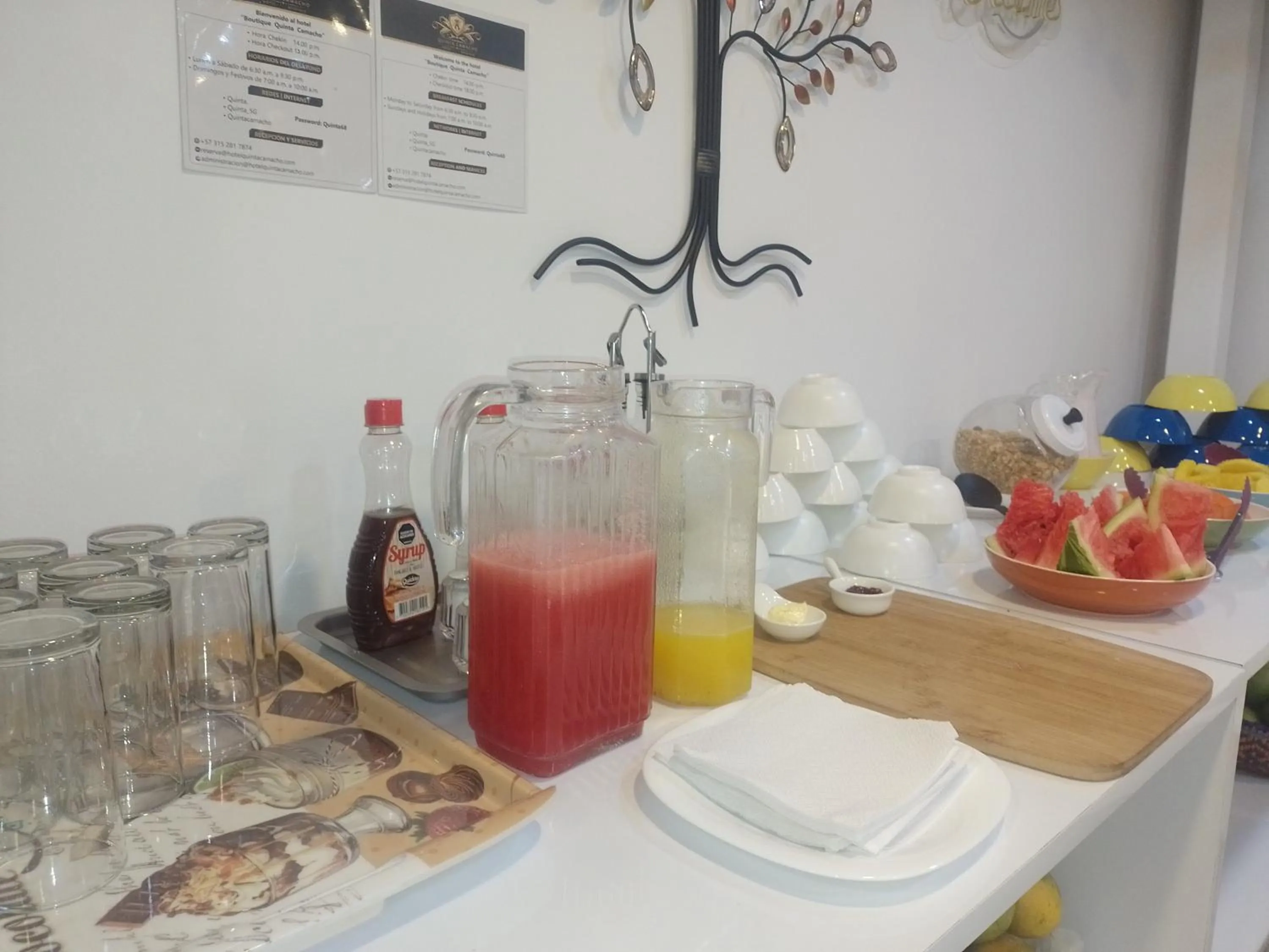 Restaurant/places to eat in Hotel Boutique Quinta Camacho