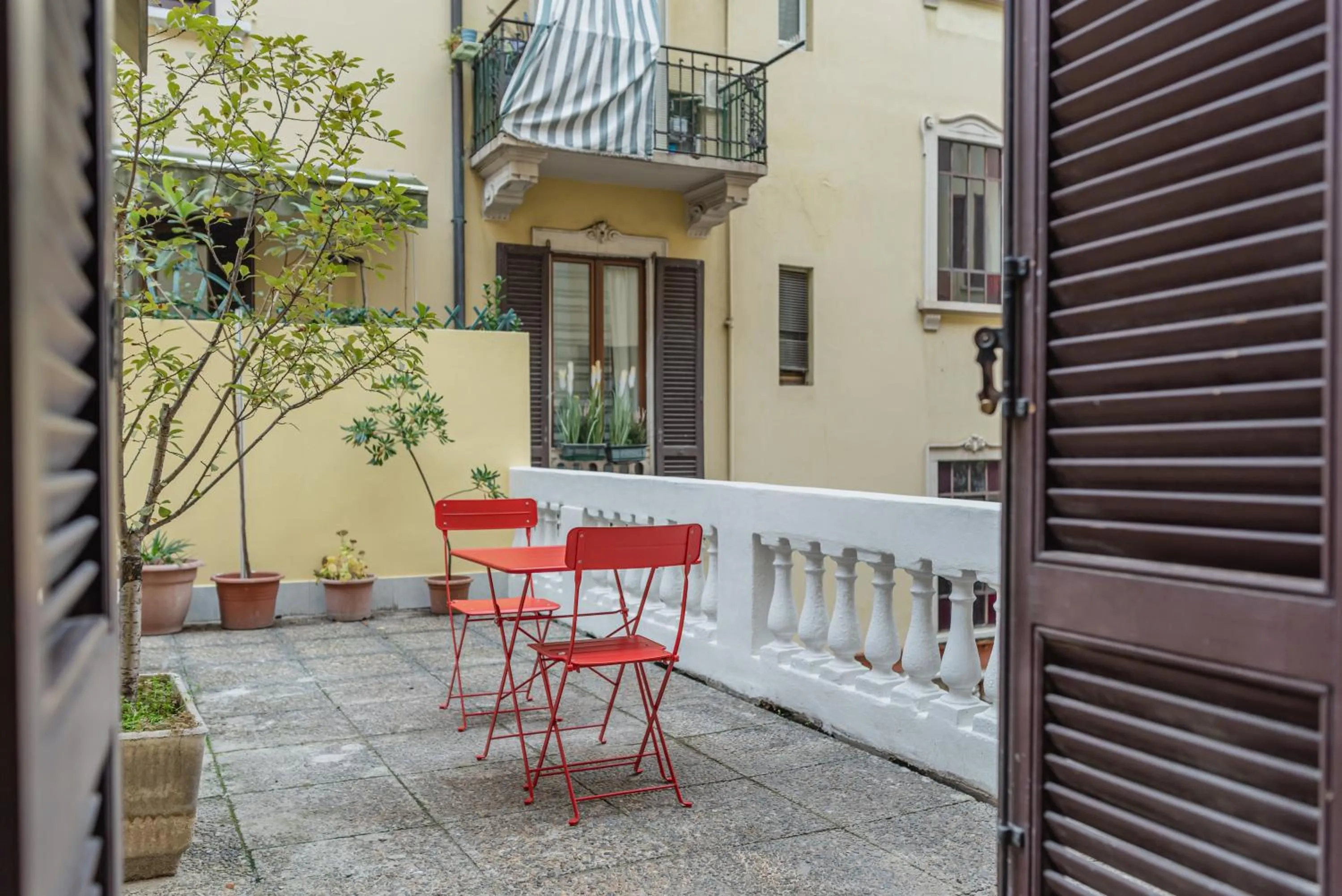 Balcony/Terrace in Hotel Del Sole