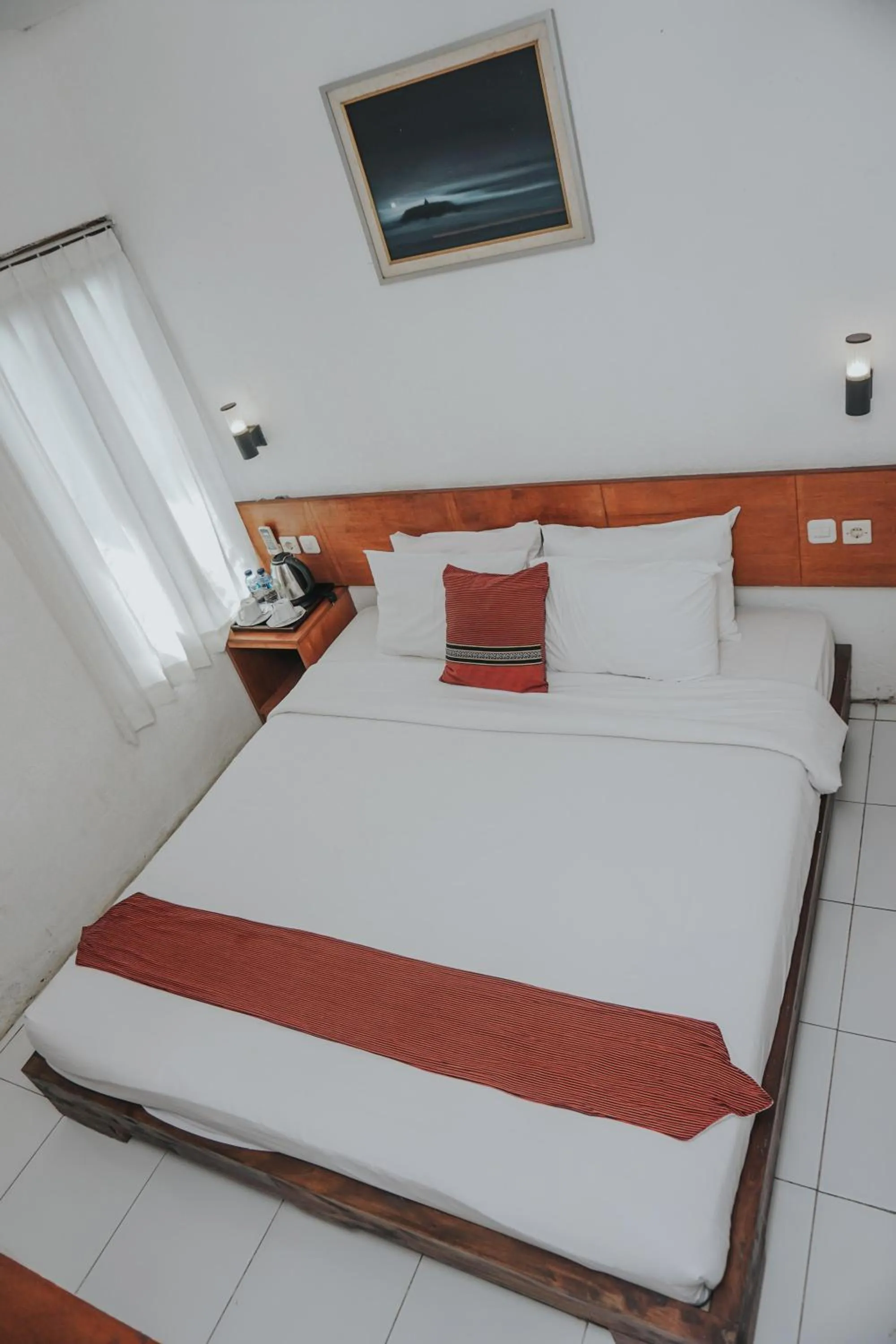 Bed in Cempaka Borobudur Guest House