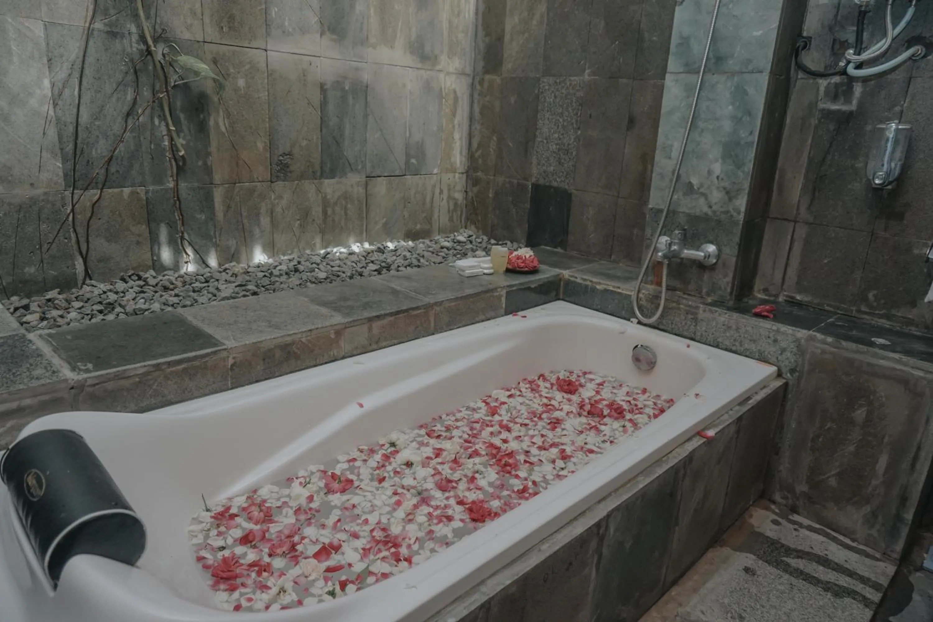 Bath in Cempaka Borobudur Guest House