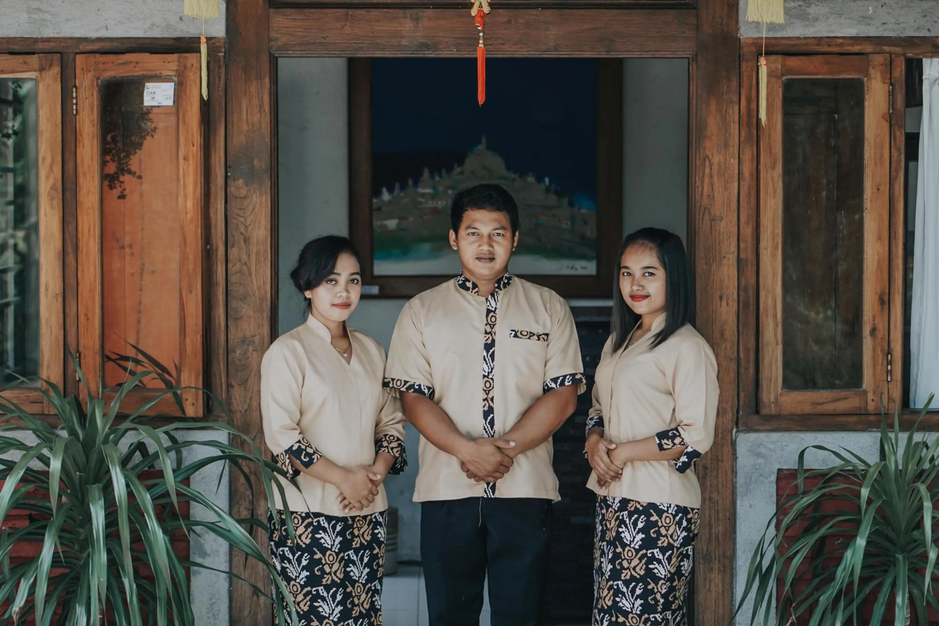 Staff in Cempaka Borobudur Guest House