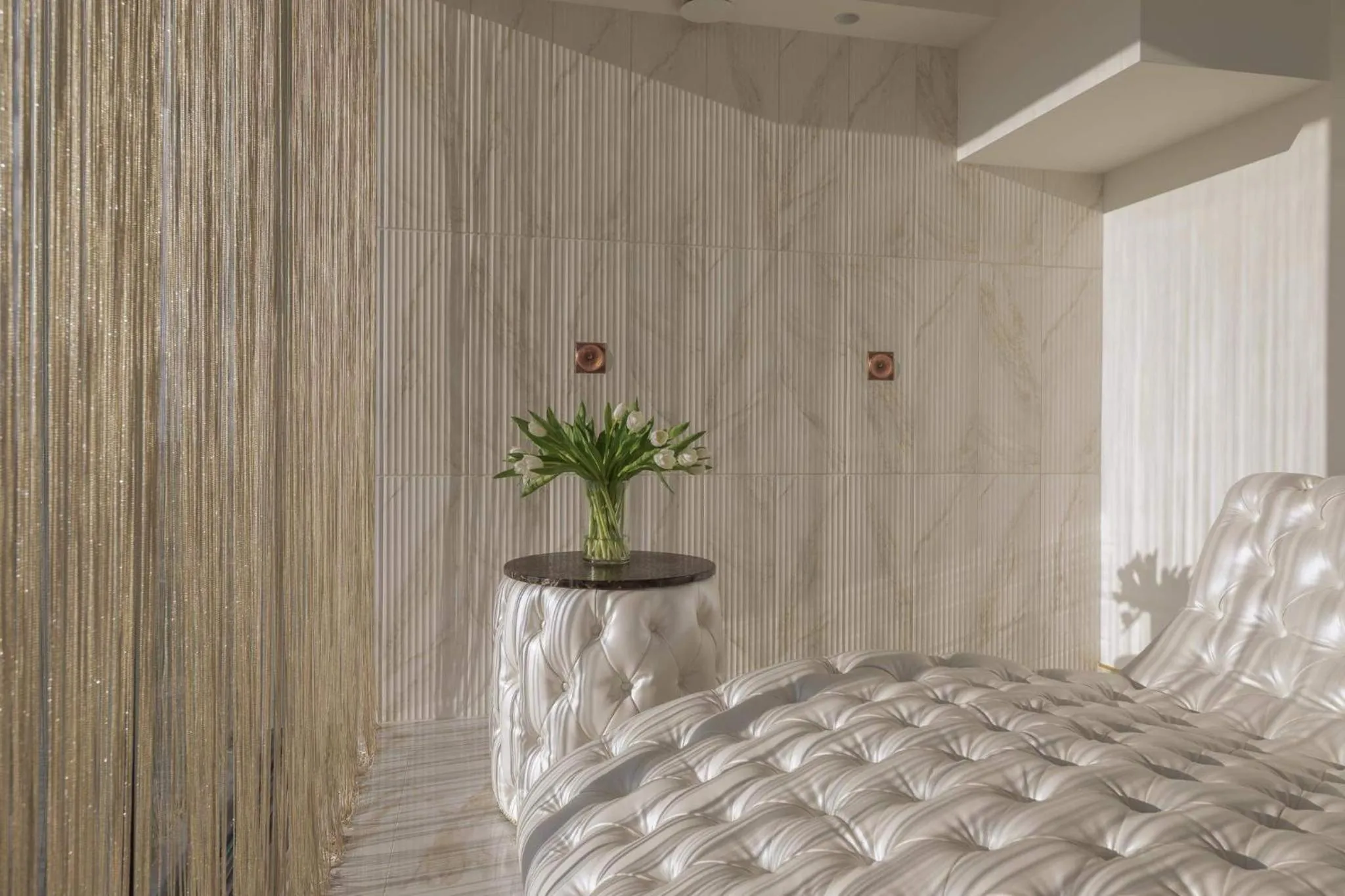 Bed in Prestige Jacuzzi Apartment by LIUKSAI
