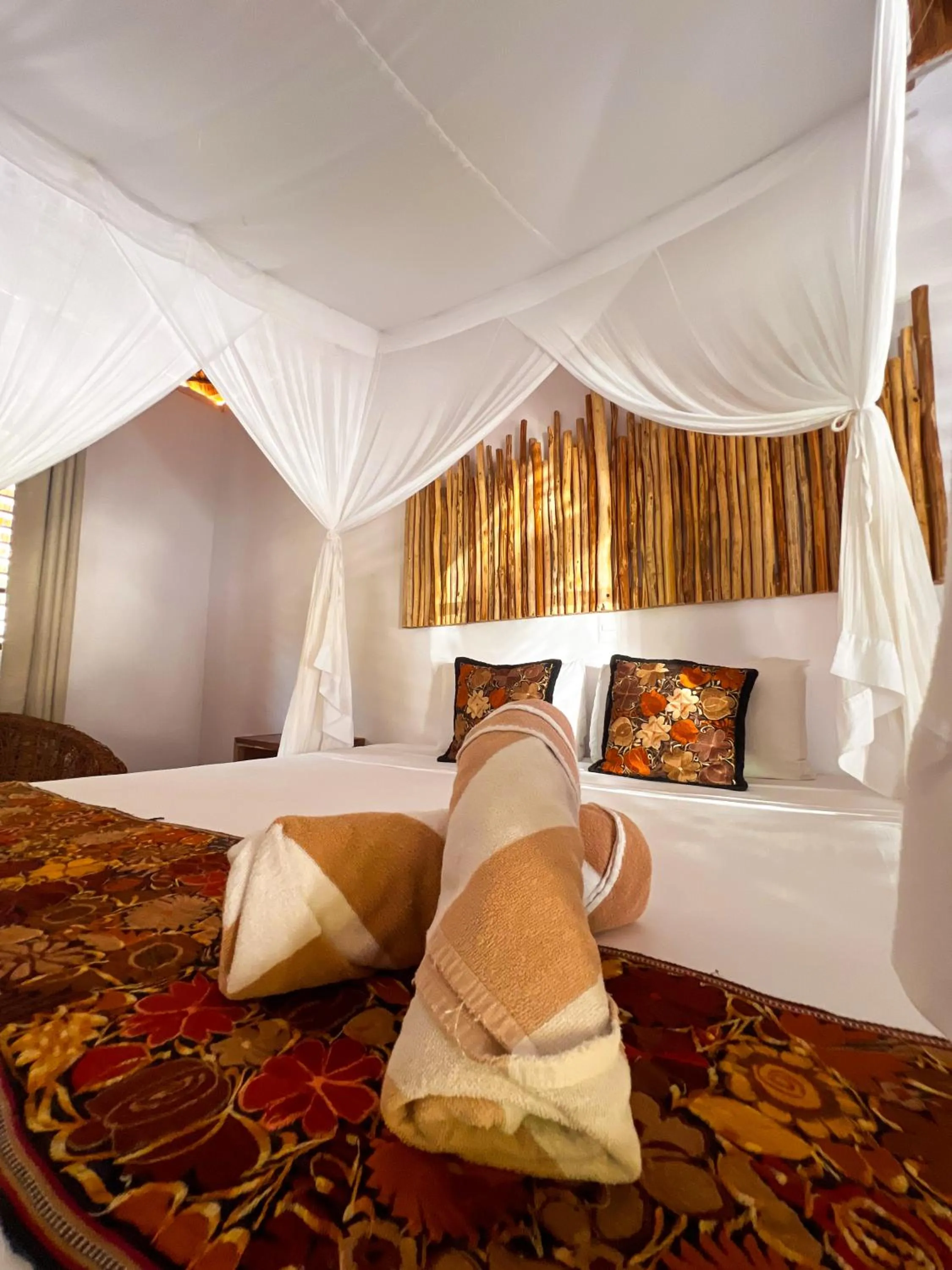 Bed in Alito Tulum Hotel