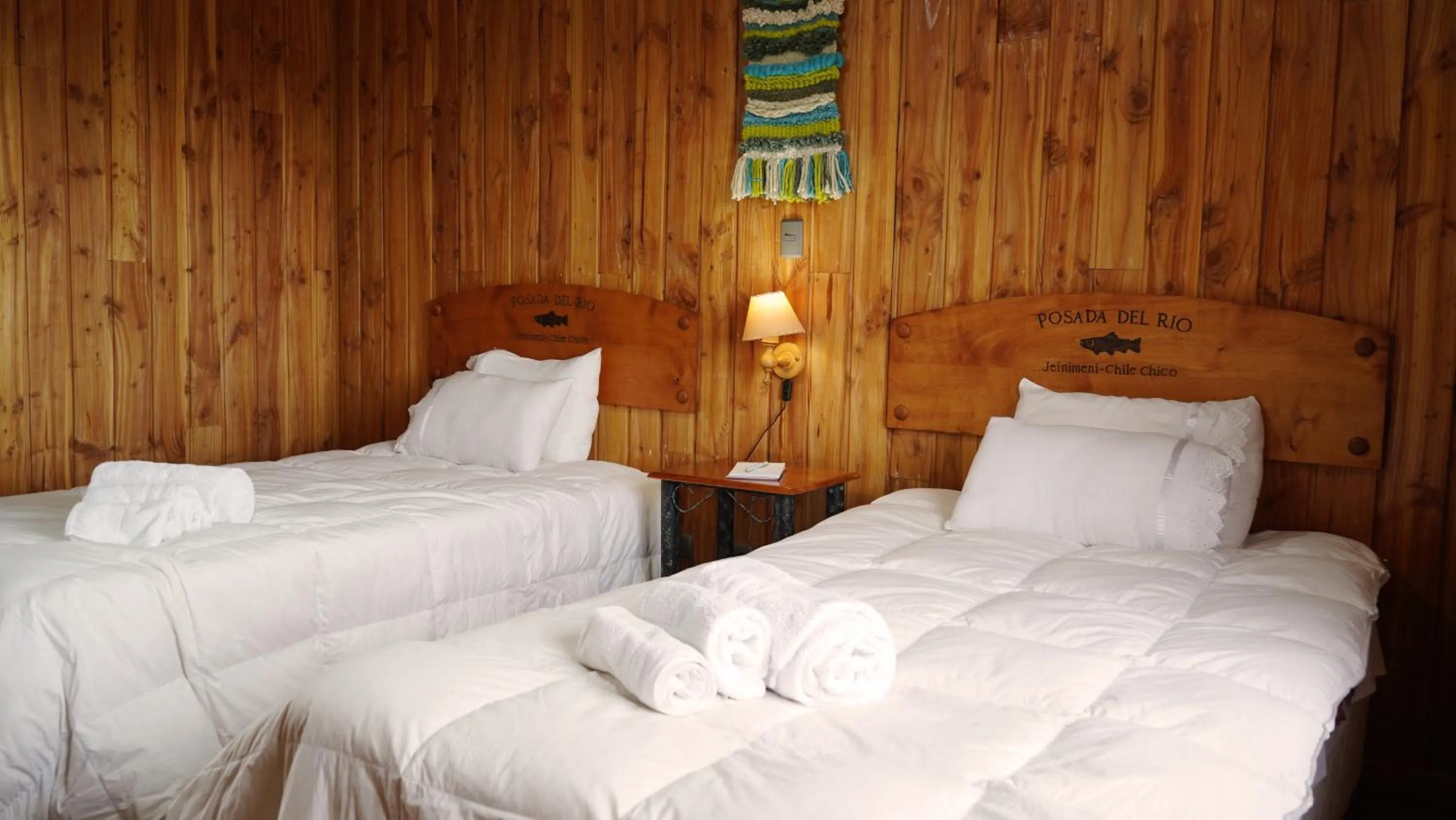 Bed in Hotel Posada del Río - Chile Chico