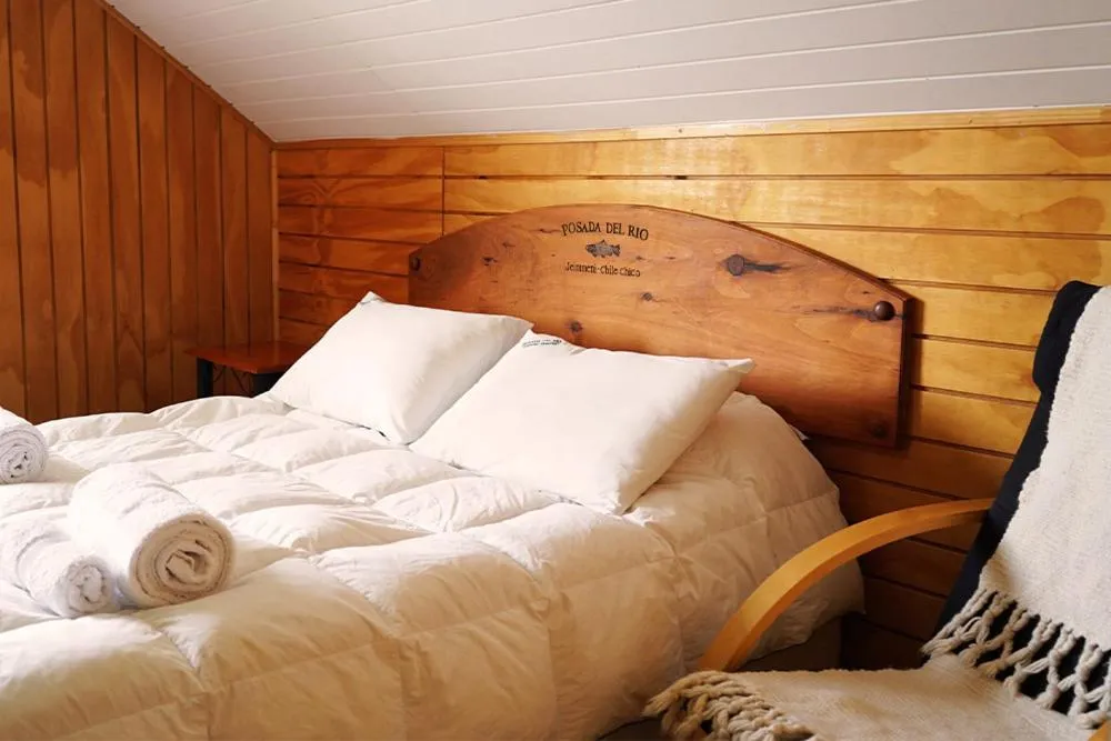 Bed in Hotel Posada del Río - Chile Chico