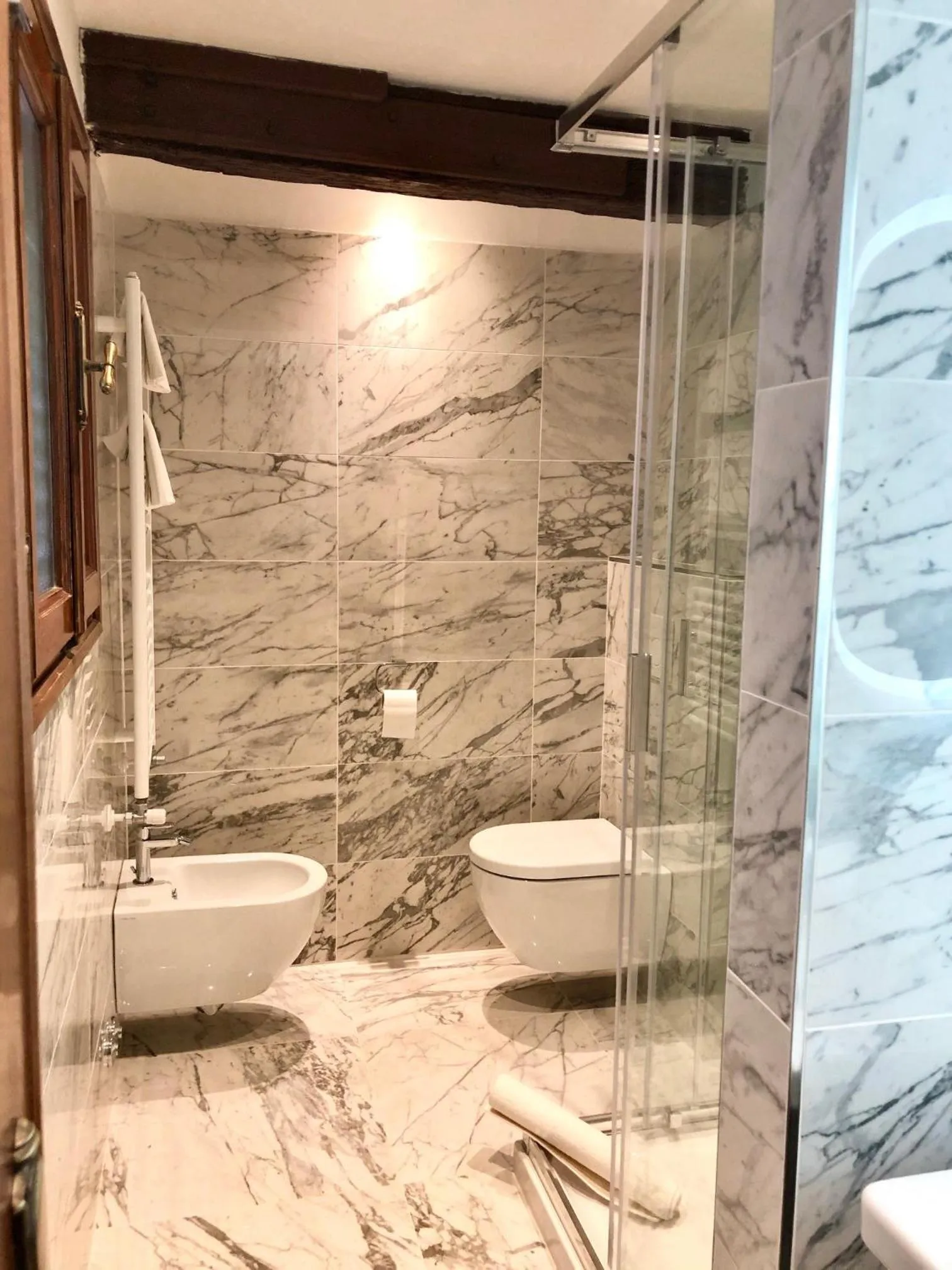 Bathroom in Hotel Ariel Silva