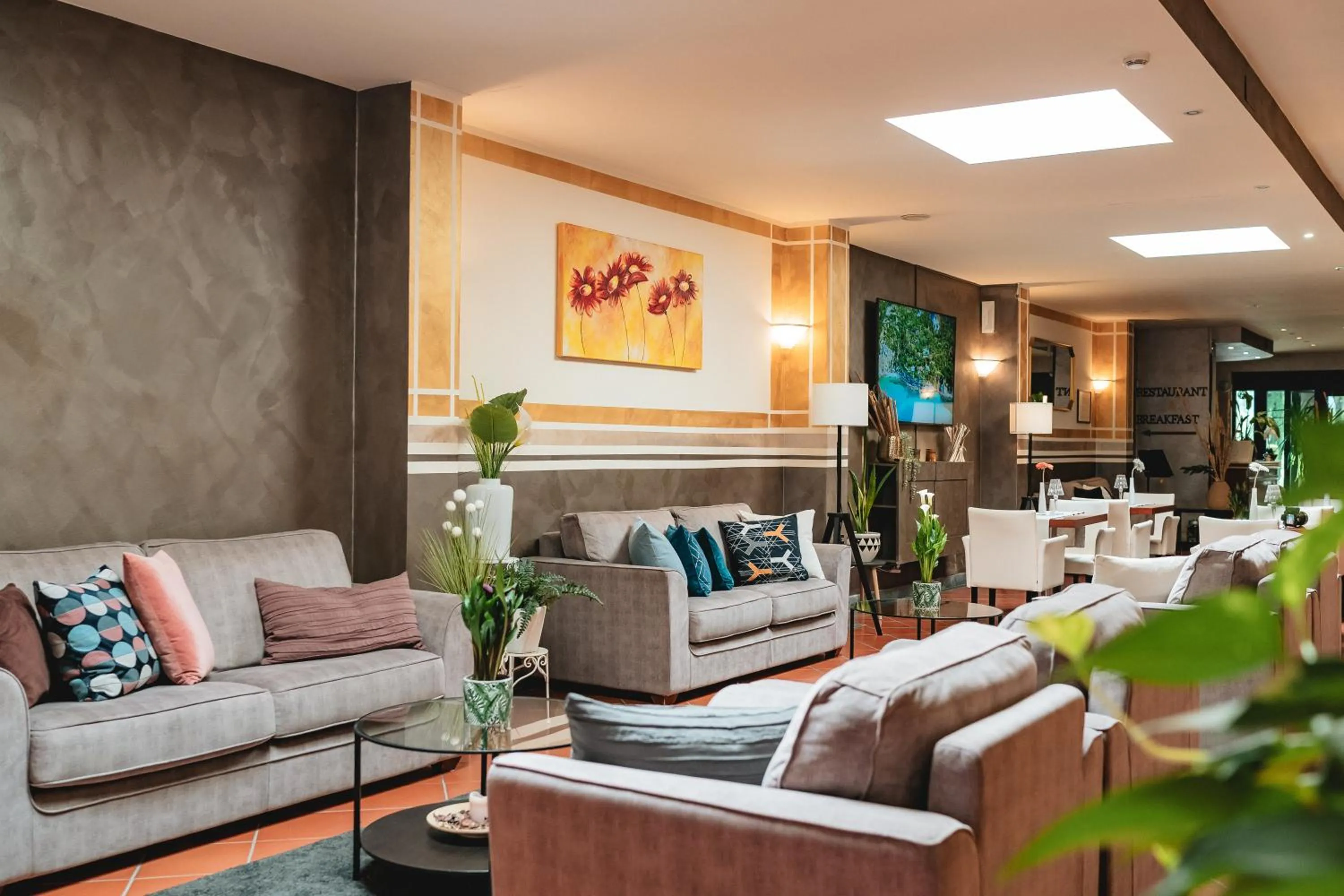 Lobby or reception in Hotel Carignano