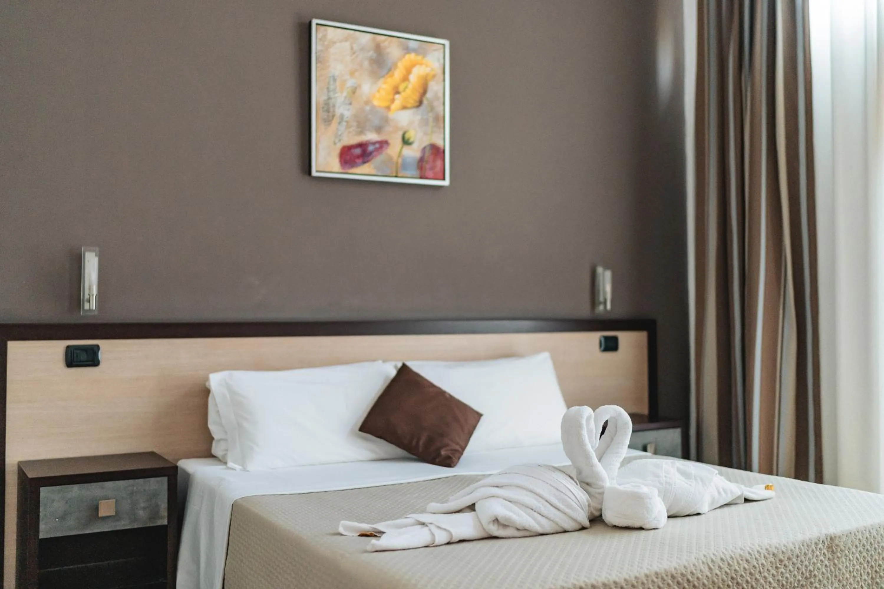 Bedroom, Bed in Hotel Carignano