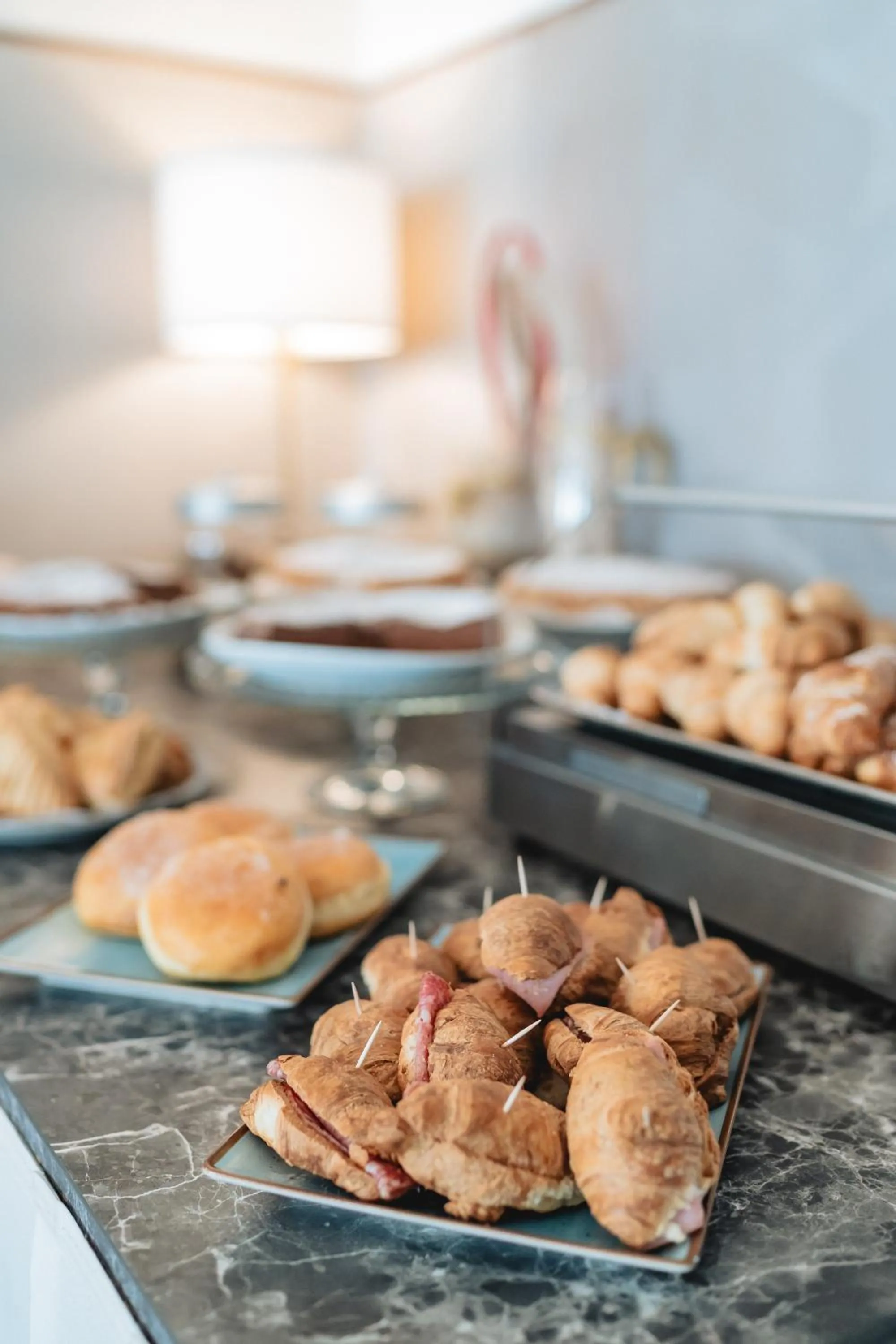 Buffet breakfast in Hotel Carignano