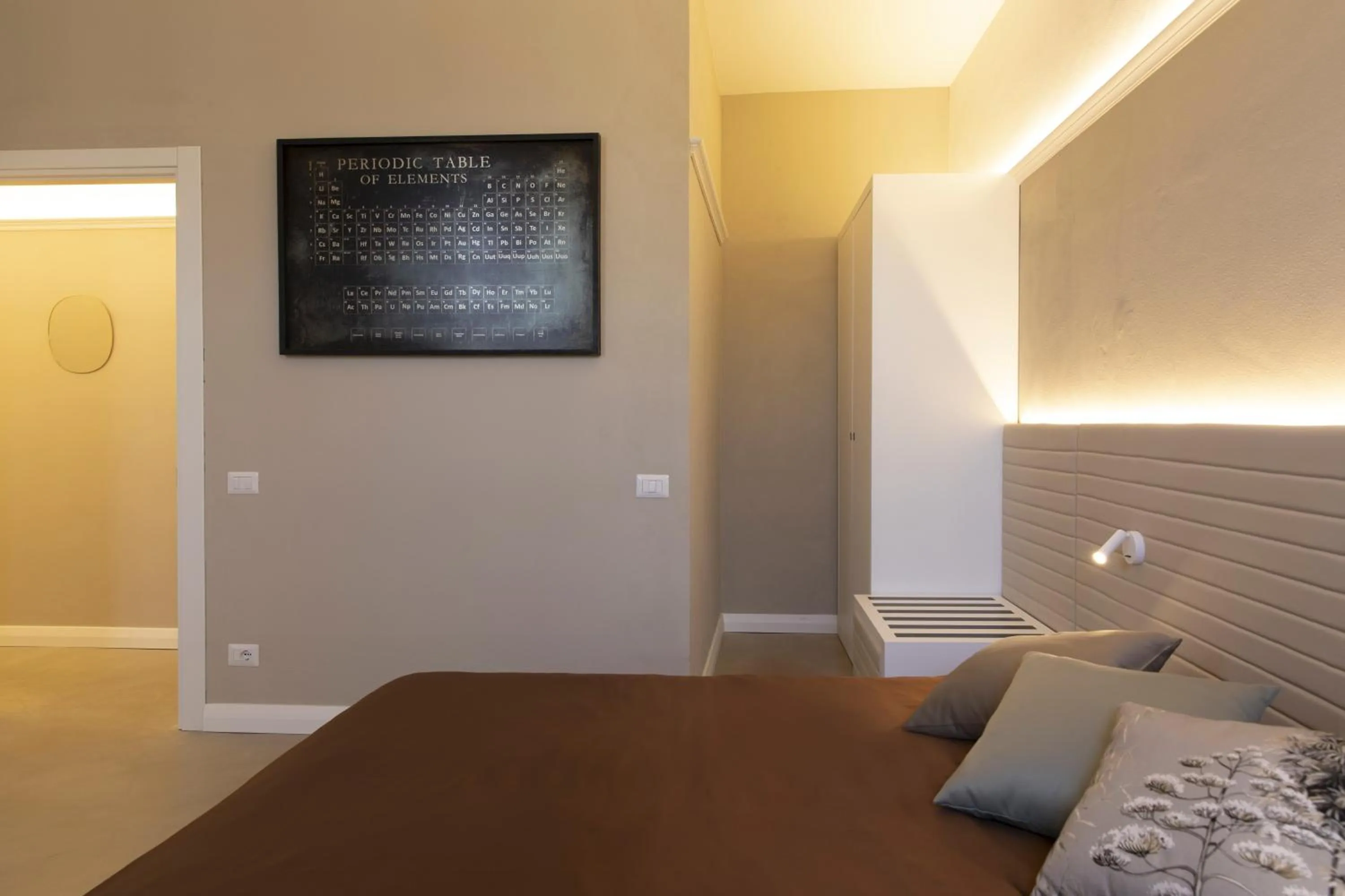 Bed in Palazzo dei Ciompi Suites