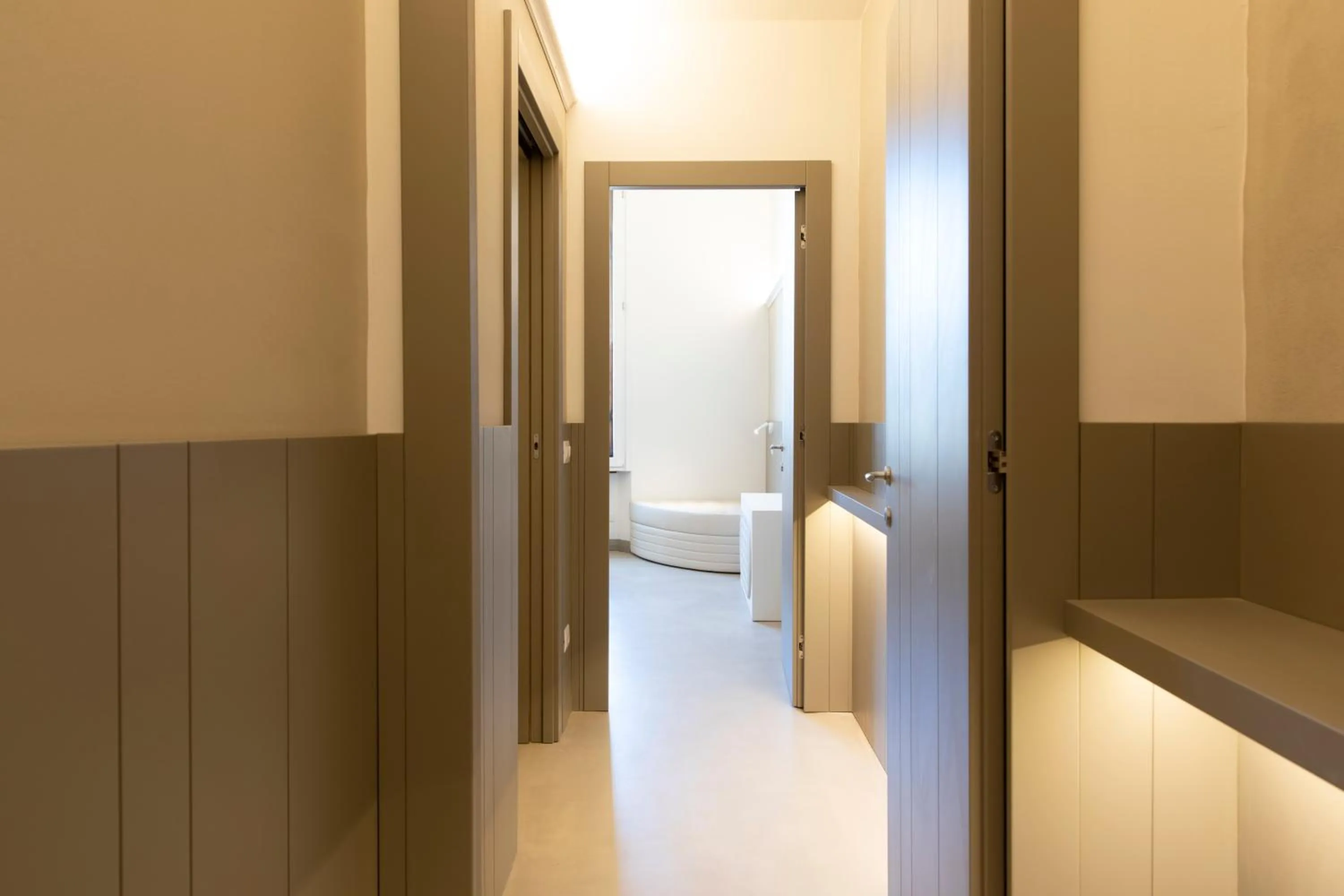 Bed in Palazzo dei Ciompi Suites