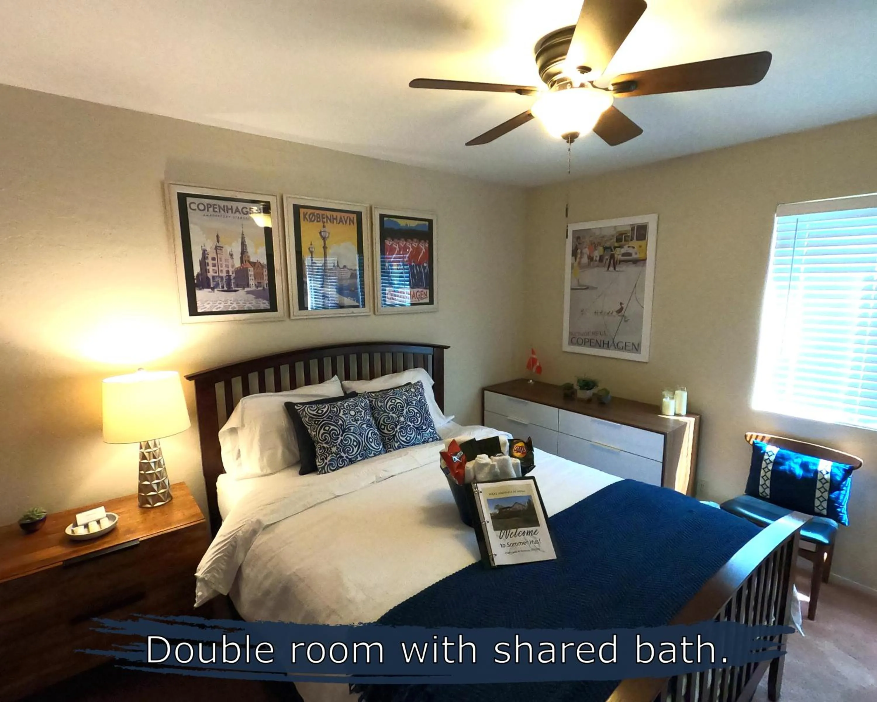 Bedroom, Bed in Sommer Hus-Best value in Southern California Wine Country