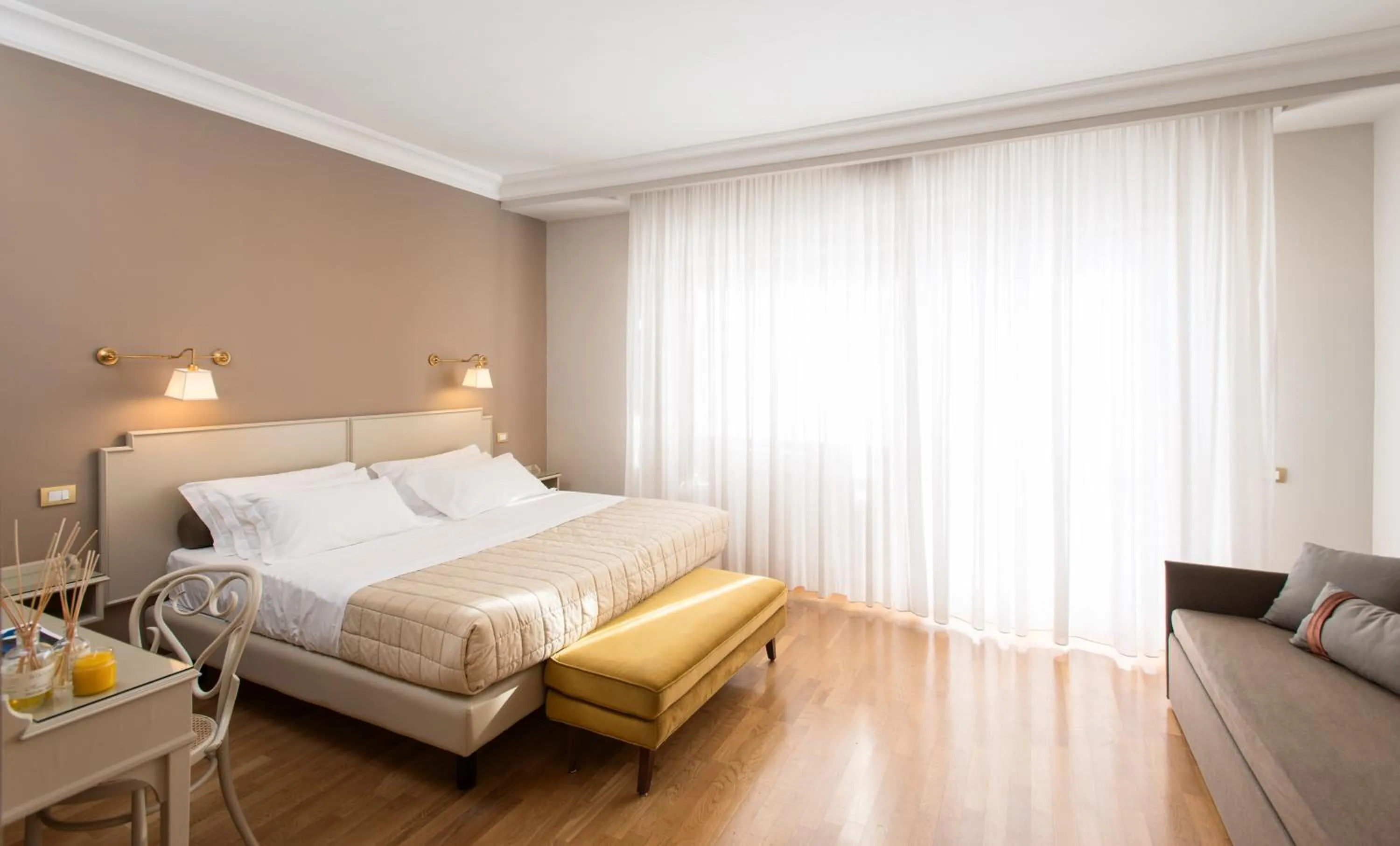 Bedroom, Bed in Silva Hotel Splendid