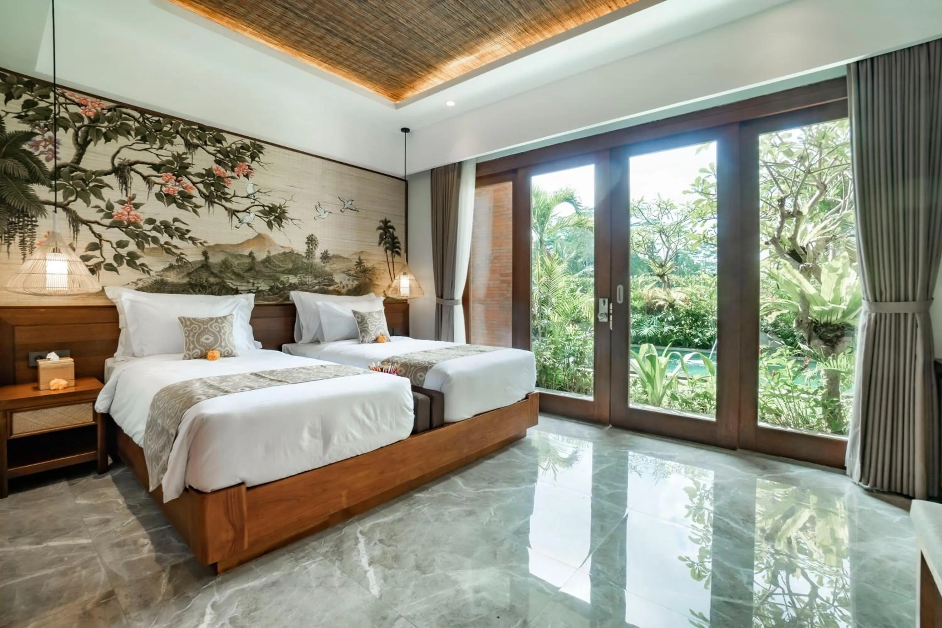 Bedroom in Uma Shanti Villa by Mahaputra