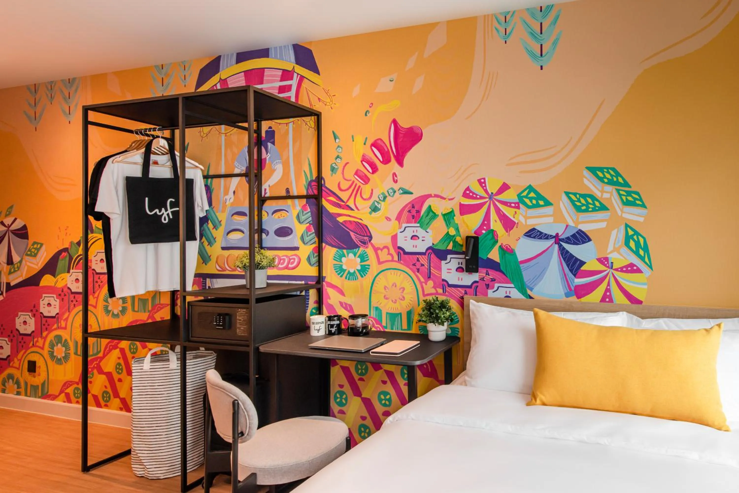 Bed in lyf Chinatown Kuala Lumpur