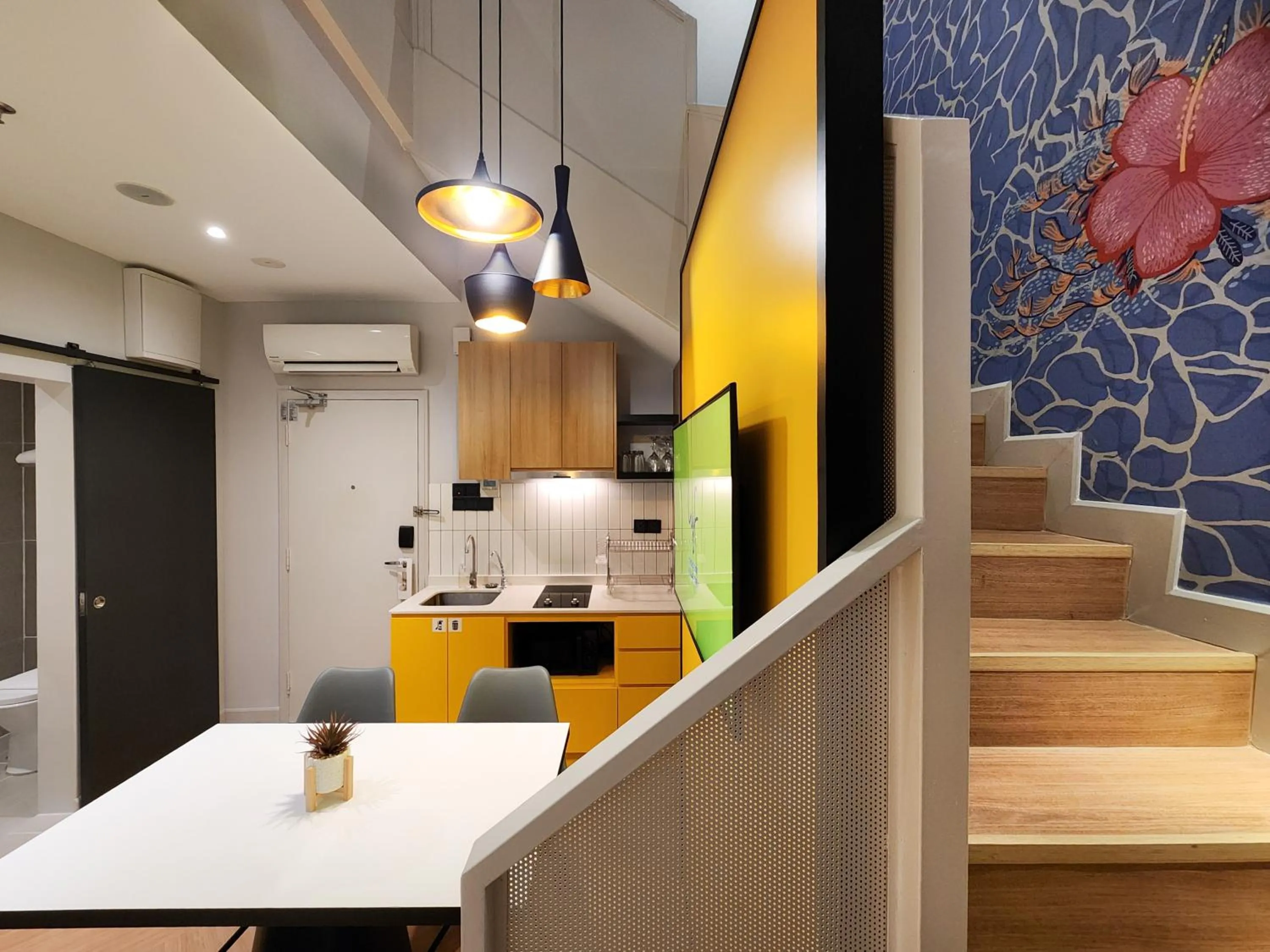 Kitchen or kitchenette in lyf Chinatown Kuala Lumpur