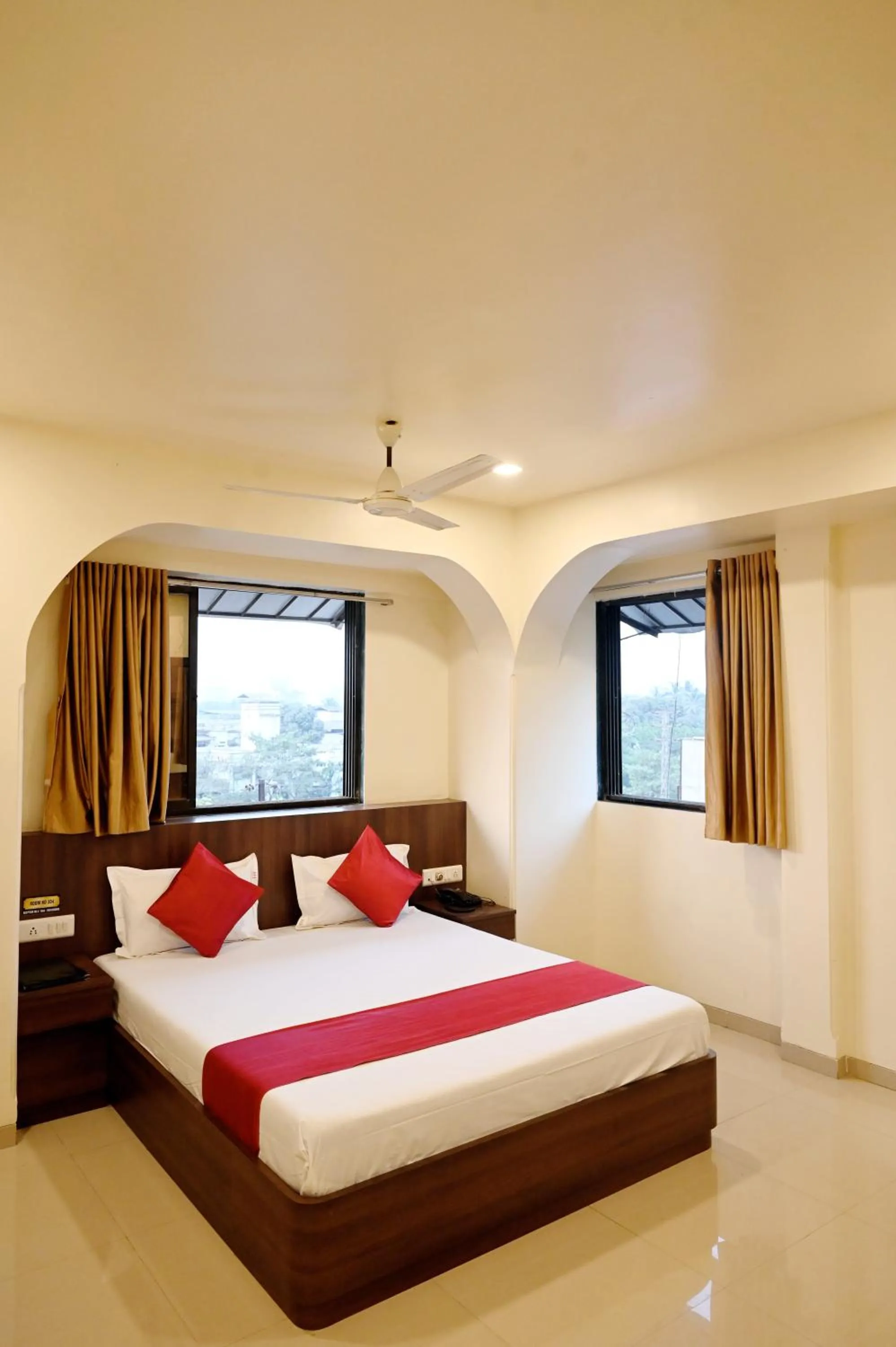 View (from property/room), Bed in Hotel Sagar