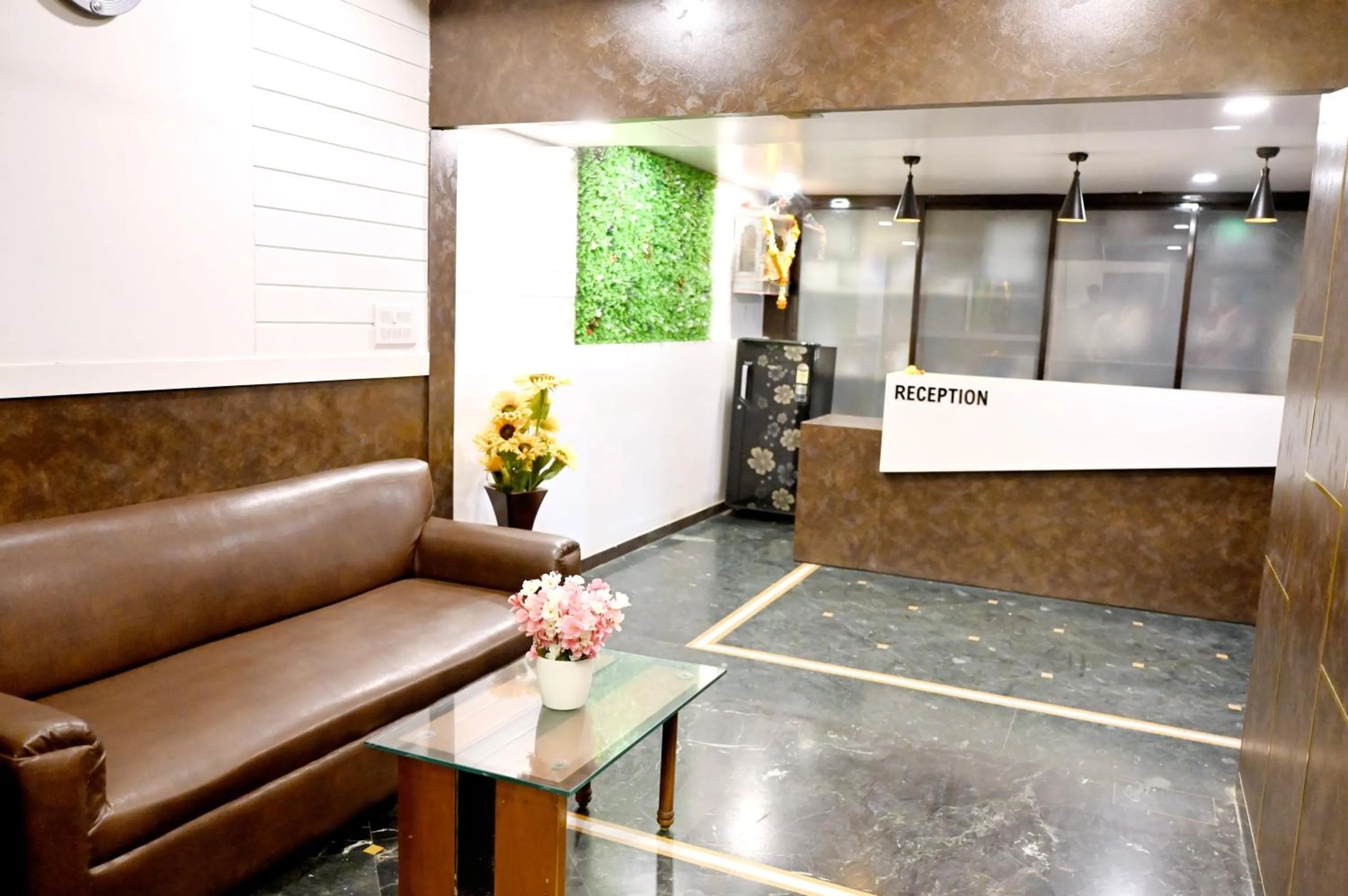 Lobby or reception in Hotel Sagar