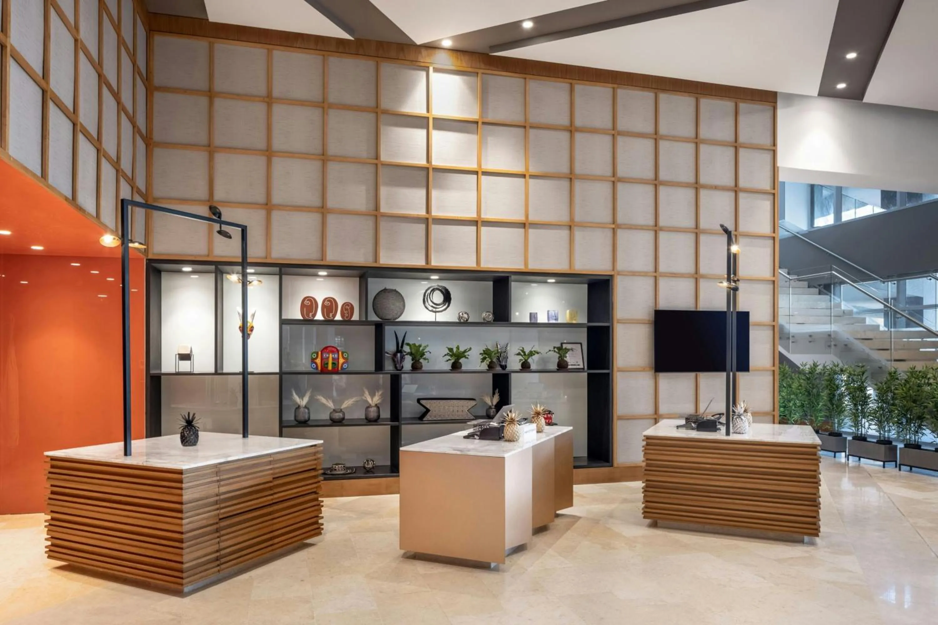 Lobby or reception in Barranquilla Marriott Hotel