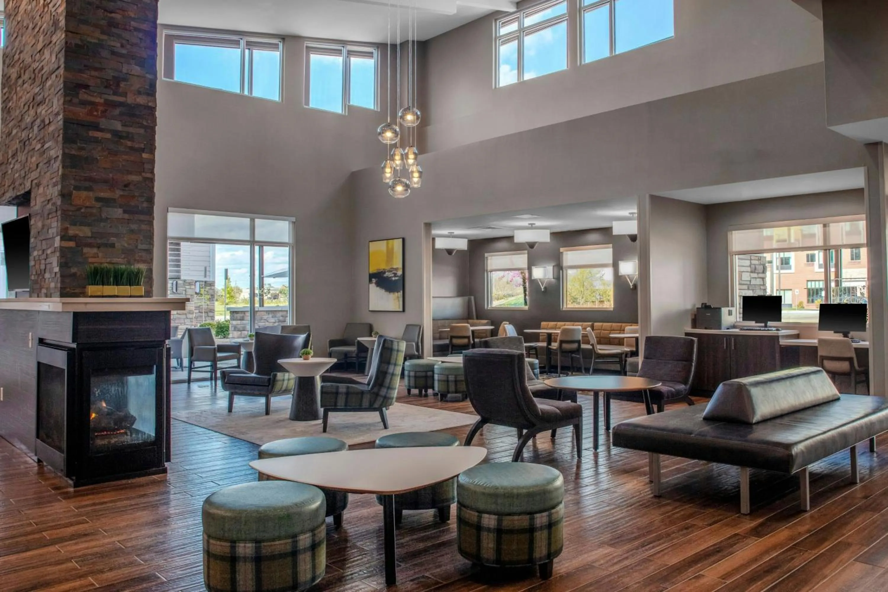 Lobby or reception in Residence Inn by Marriott Detroit Sterling Heights