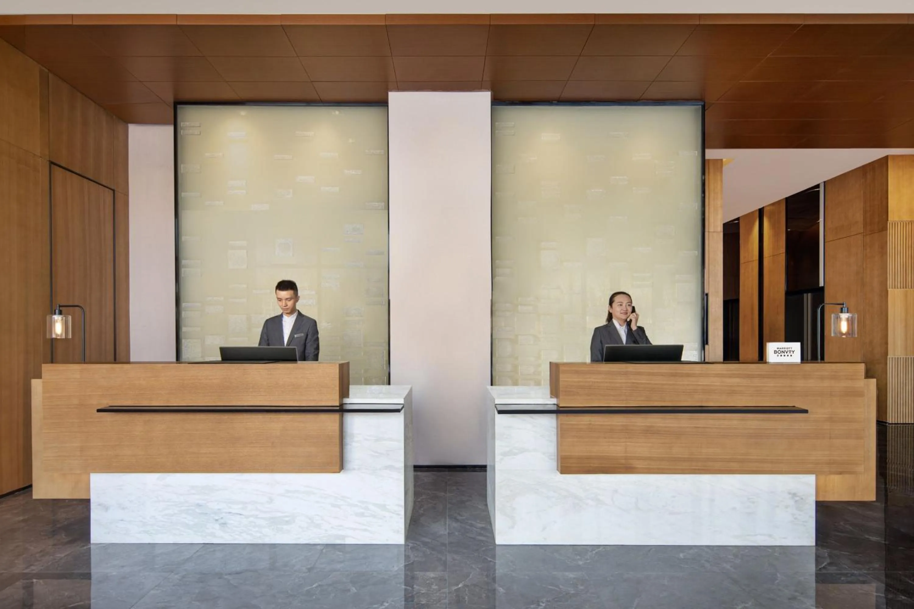 Lobby or reception in Fairfield by Marriott Baiyin Downtown