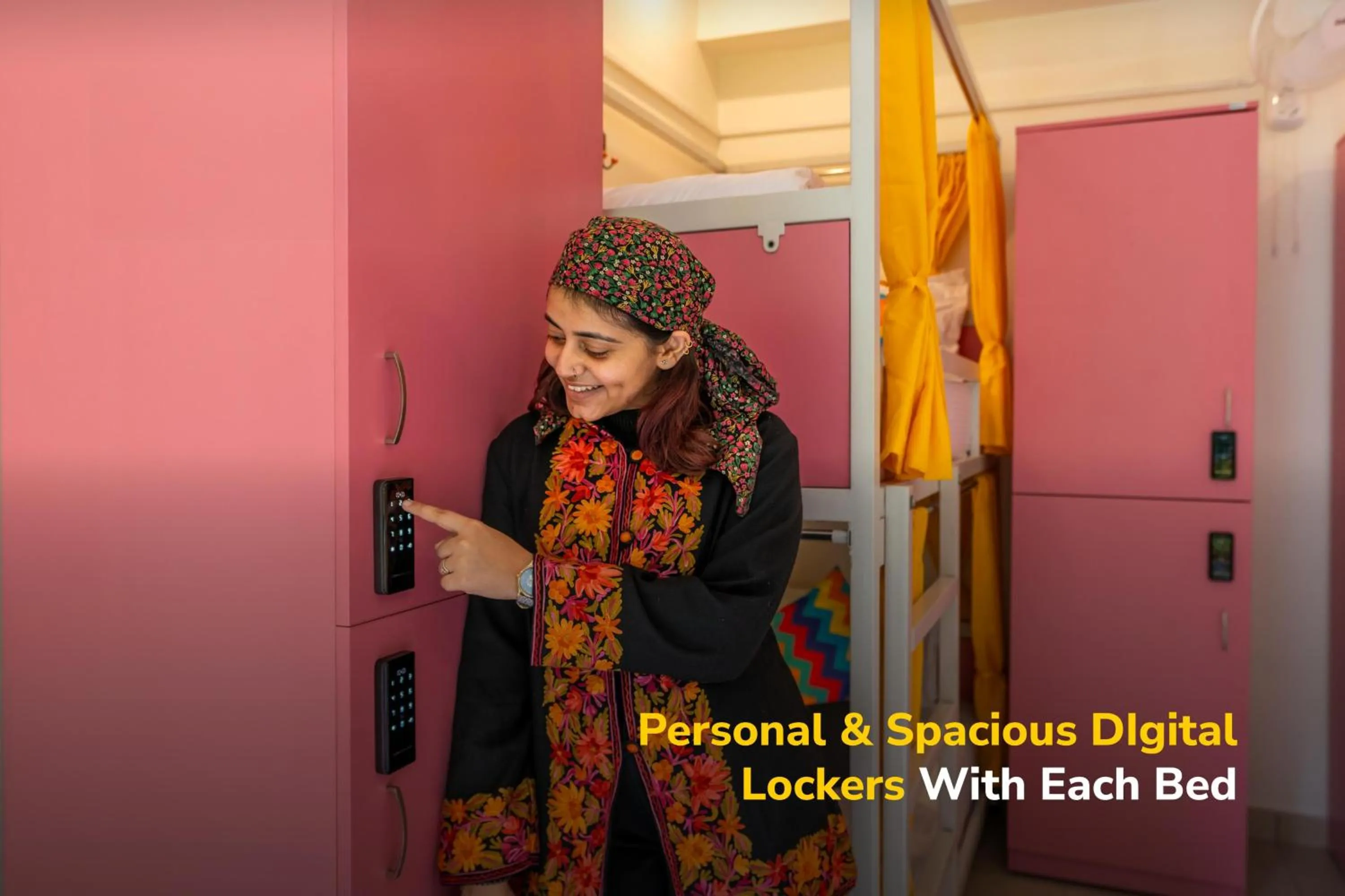 Bed in goSTOPS Mussoorie, Picture Palace