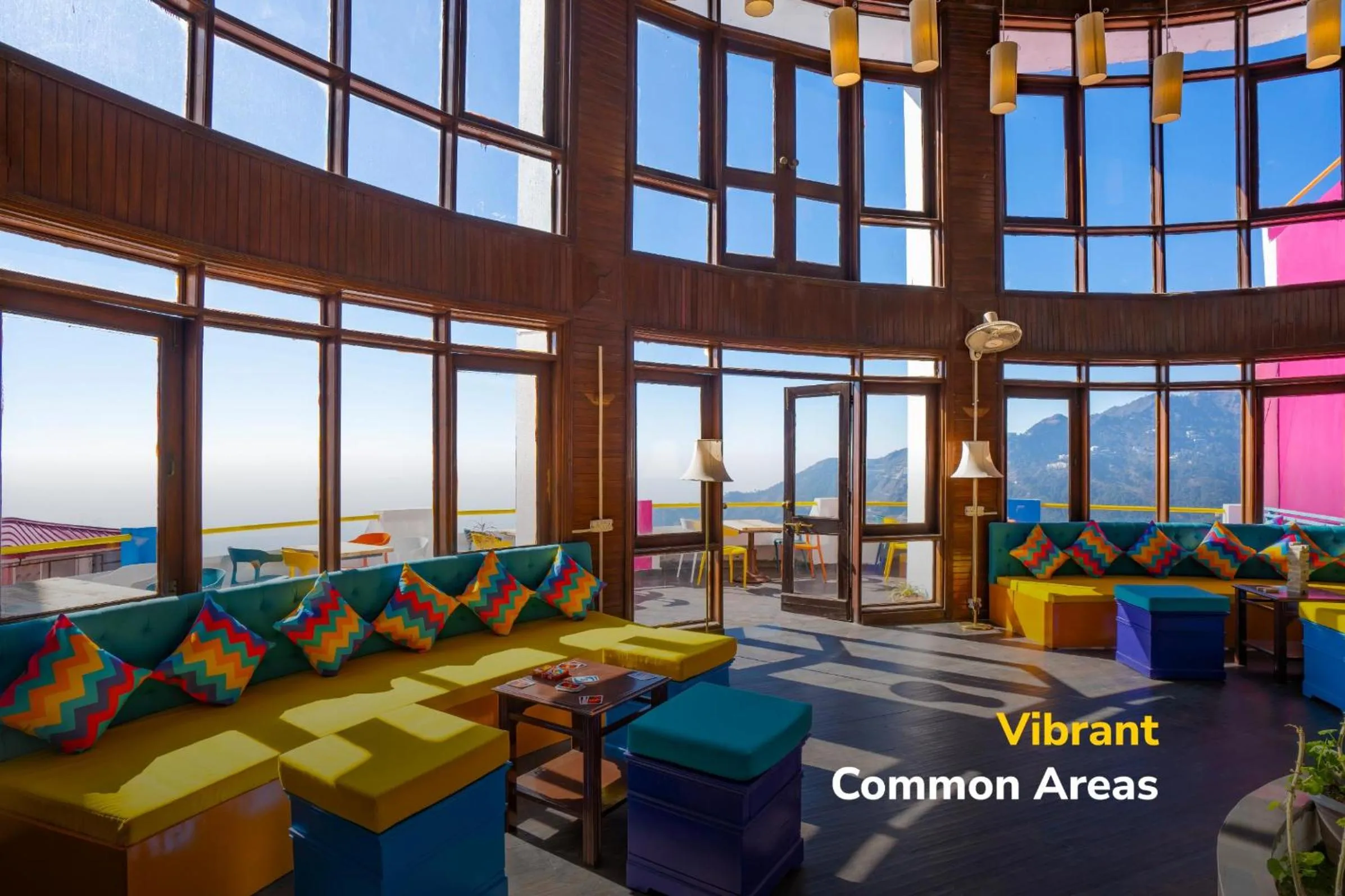 Seating area in goSTOPS Mussoorie, Picture Palace