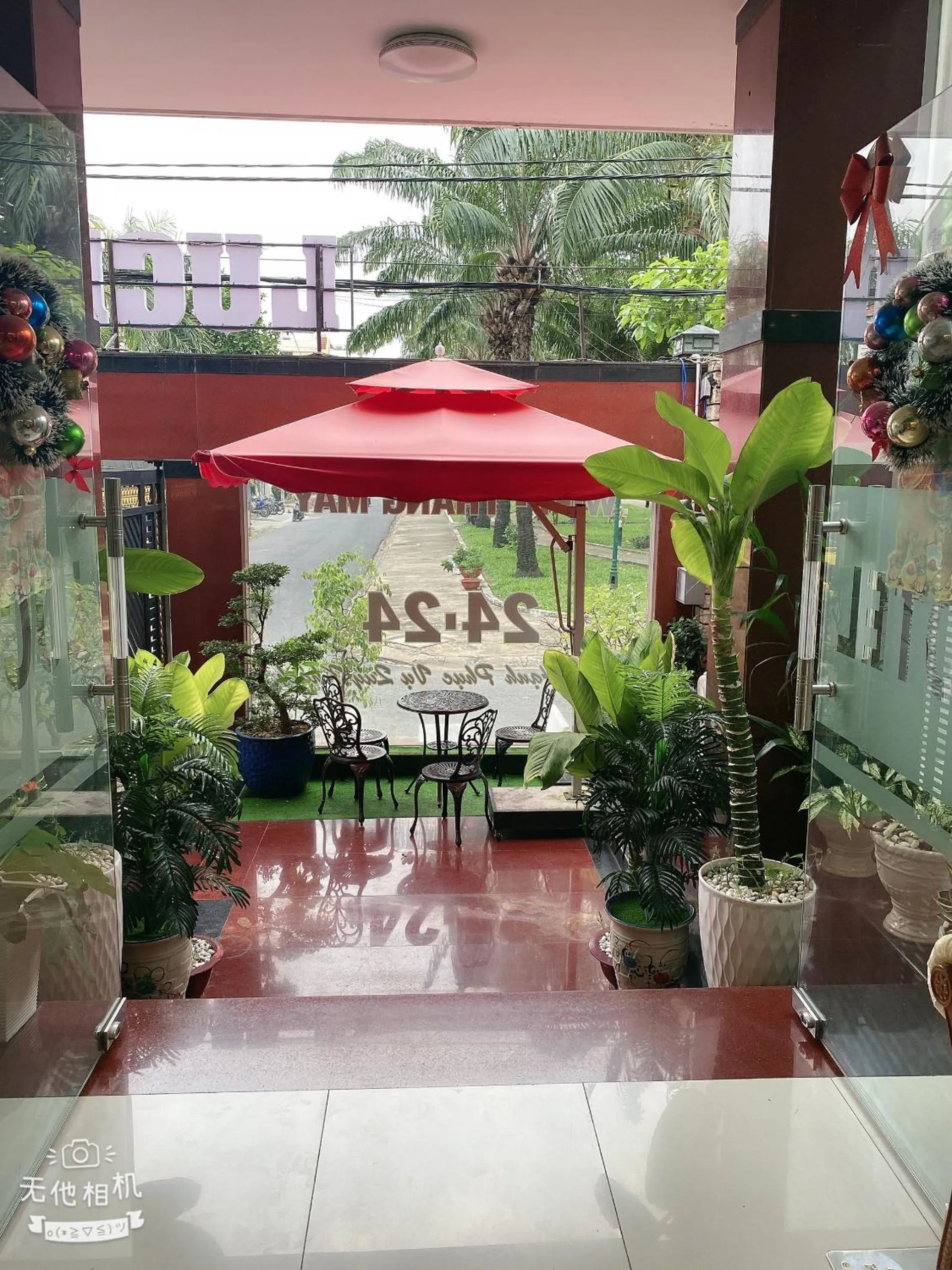 Patio in Lucky hotel