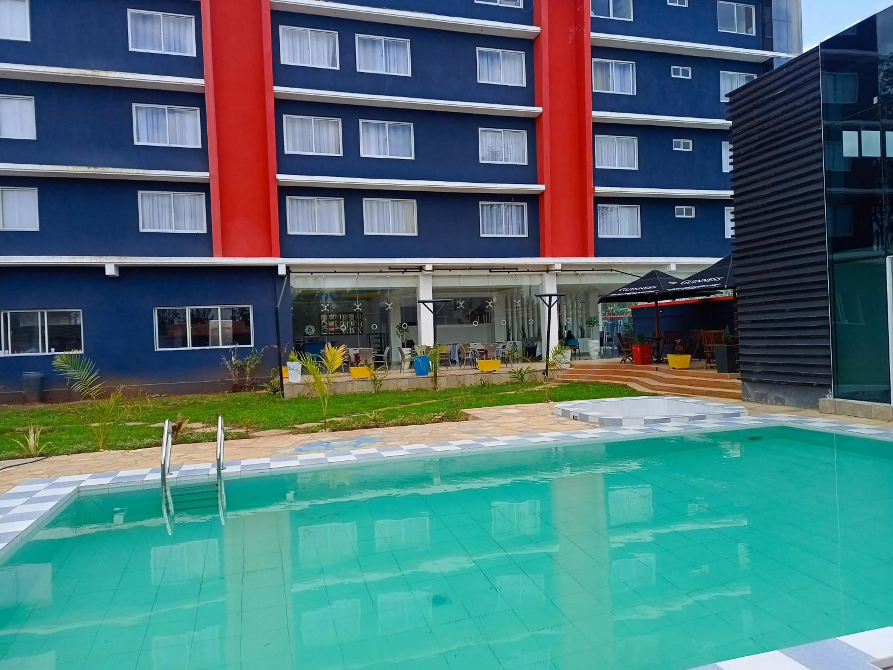 Swimming pool in The Warwick Hotel, Nanyuki Kenya