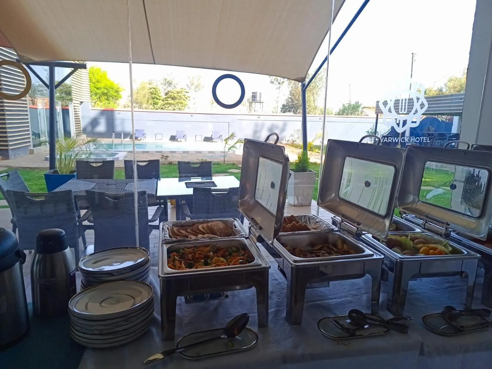 Restaurant/places to eat in The Warwick Hotel, Nanyuki Kenya