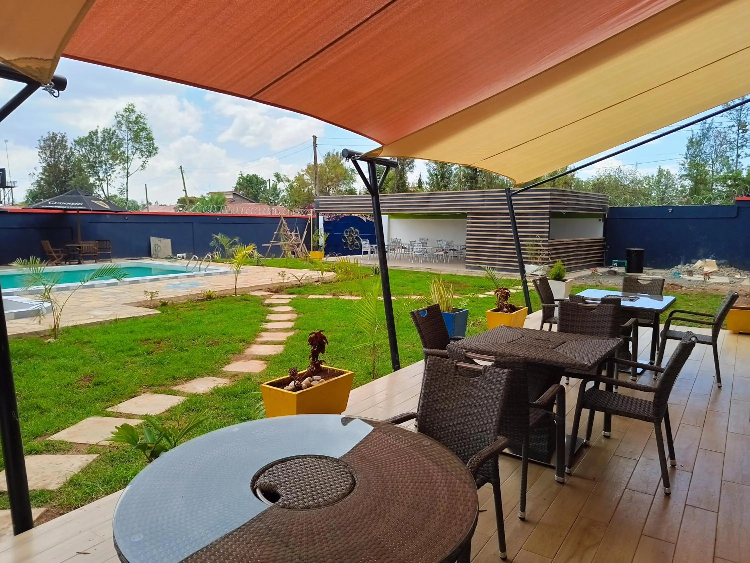 Swimming pool in The Warwick Hotel, Nanyuki Kenya