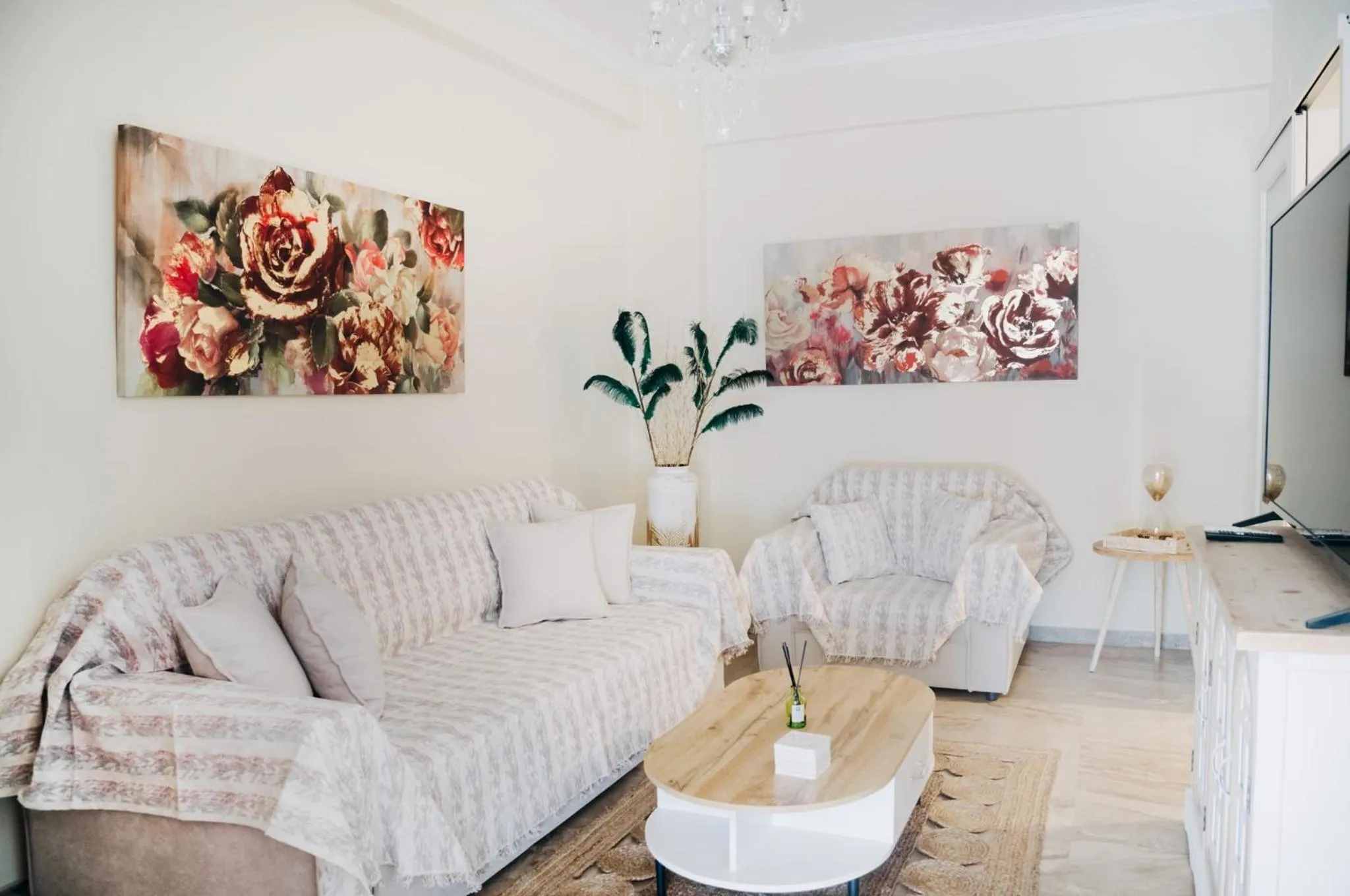 Living room in Best House Saint John, New Port of Patras