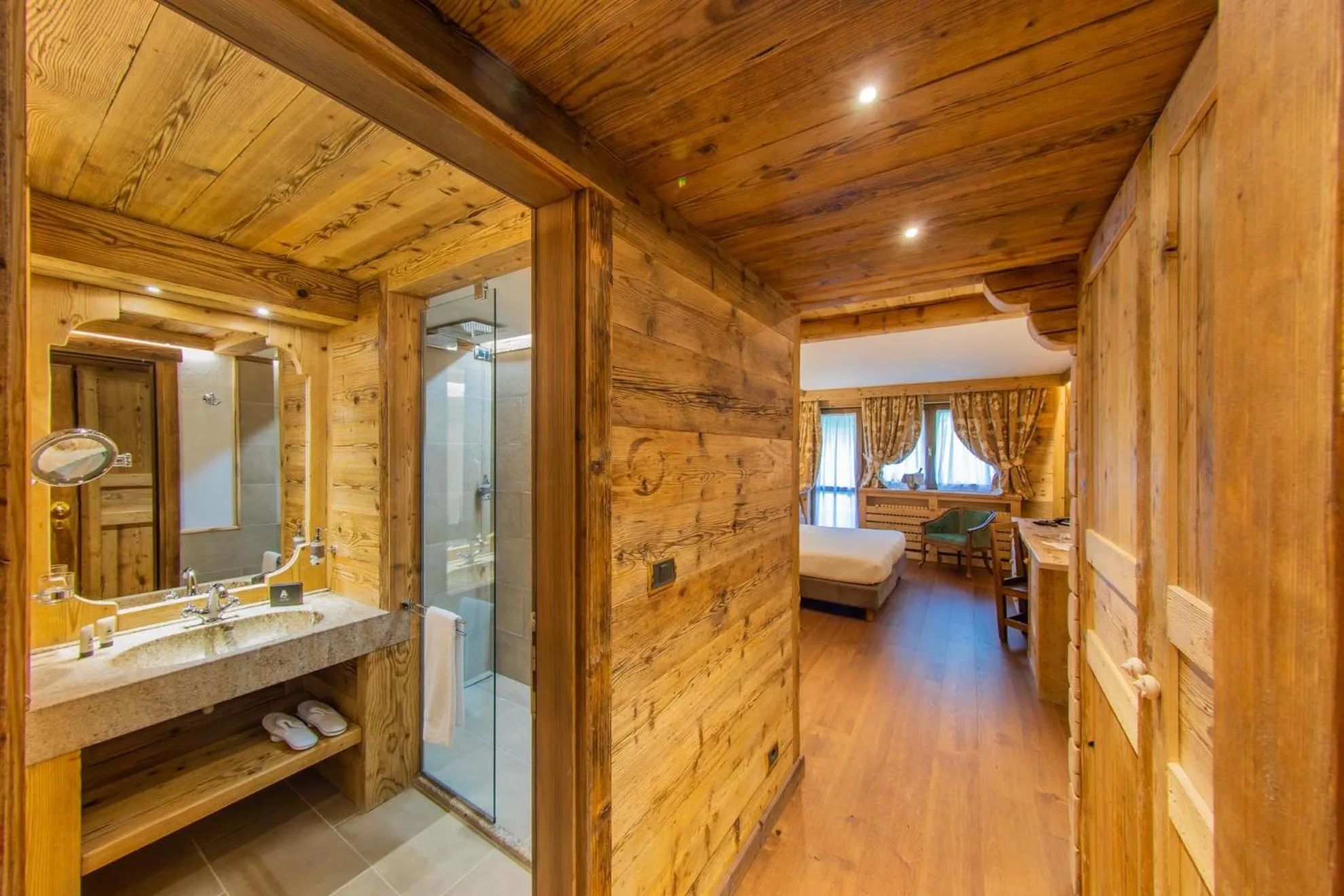 Bed in Gran Baita Hotel & Wellness