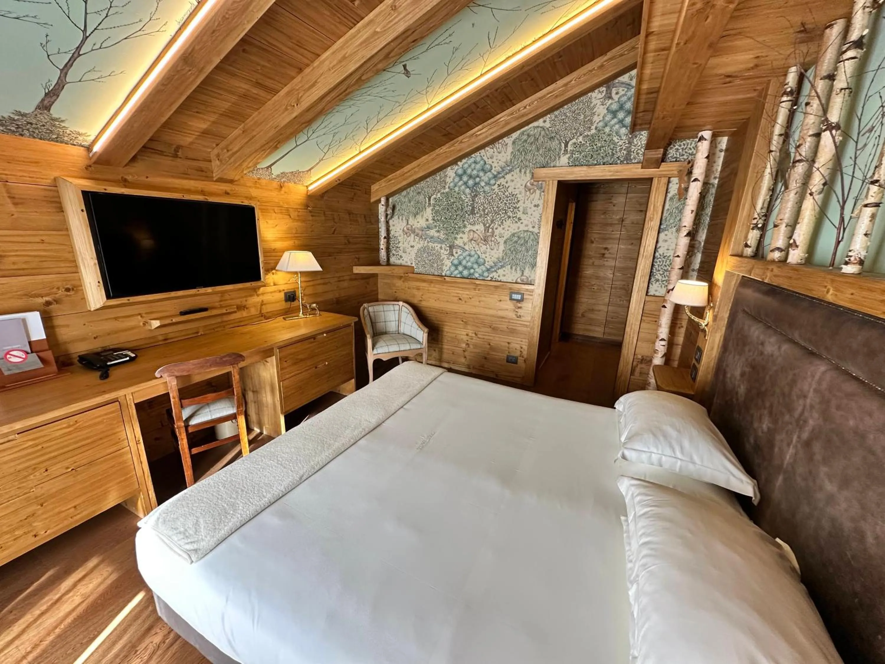 furniture, Bed in Gran Baita Hotel & Wellness