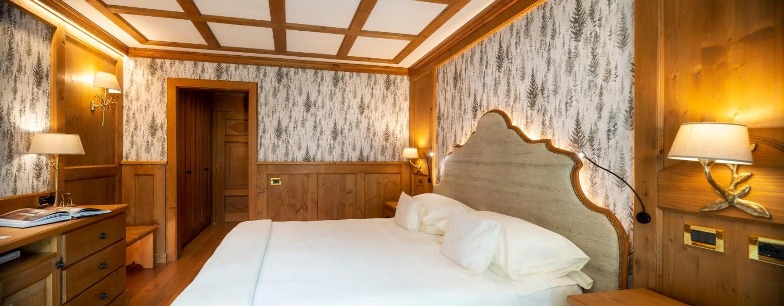 Bed in Gran Baita Hotel & Wellness