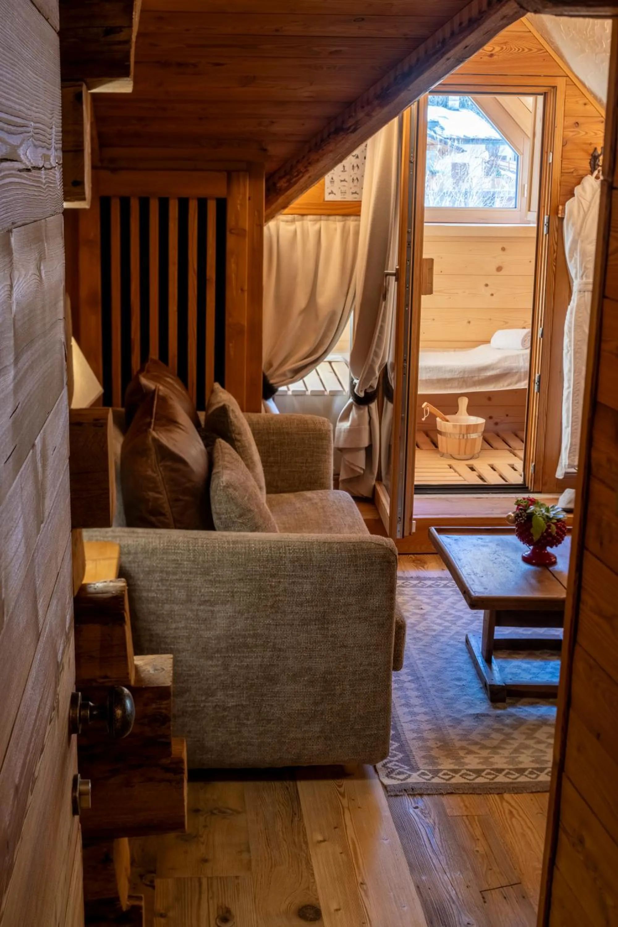 Sauna in Gran Baita Hotel & Wellness