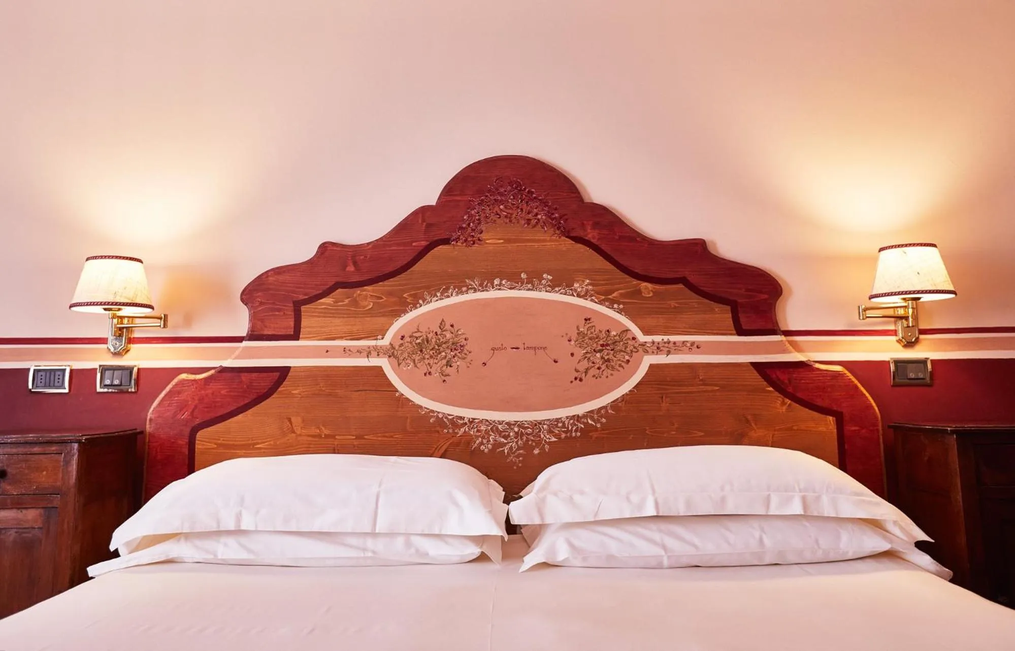Decorative detail, Bed in Gran Baita Hotel & Wellness