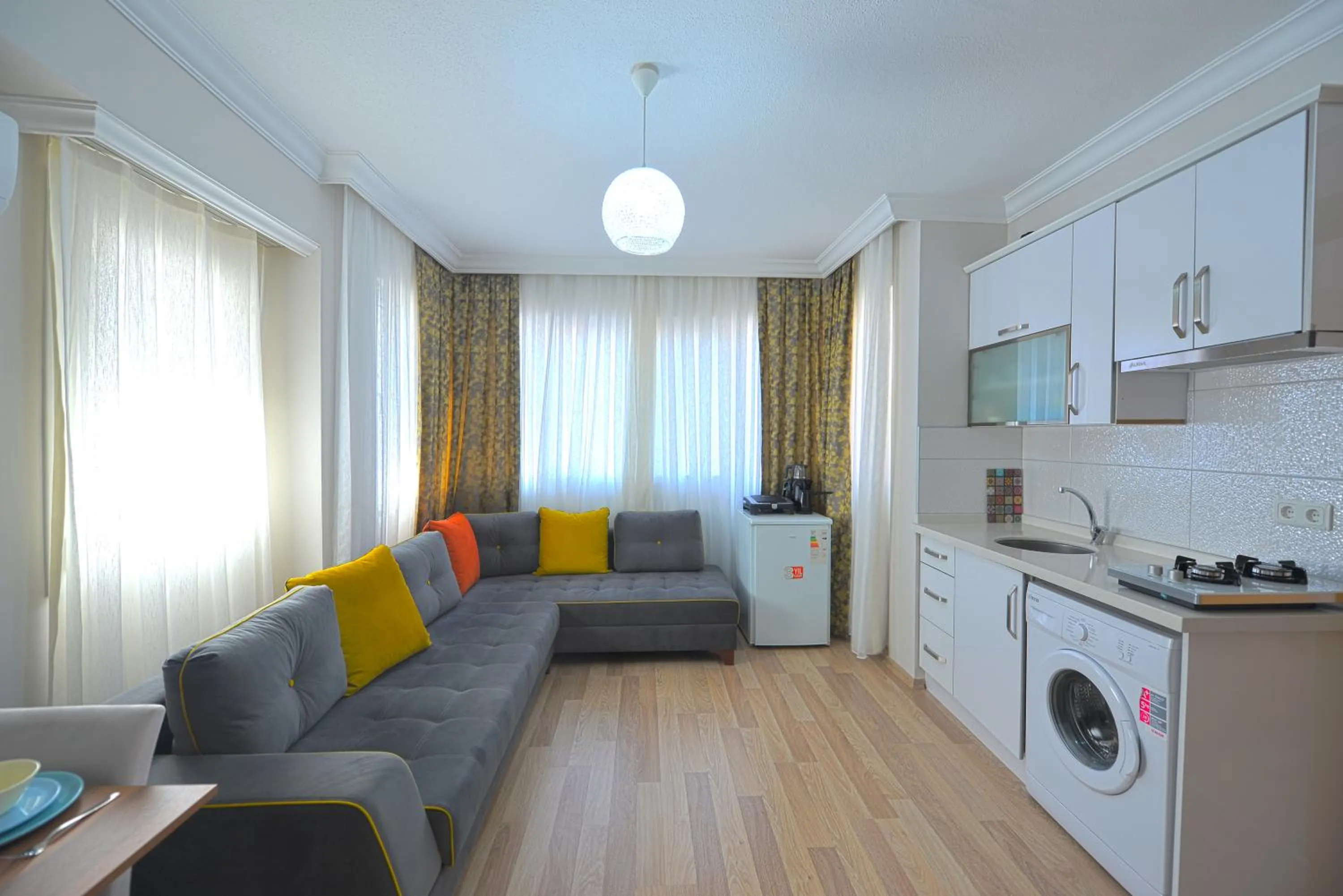 Kitchen or kitchenette in Ozgur City Residence