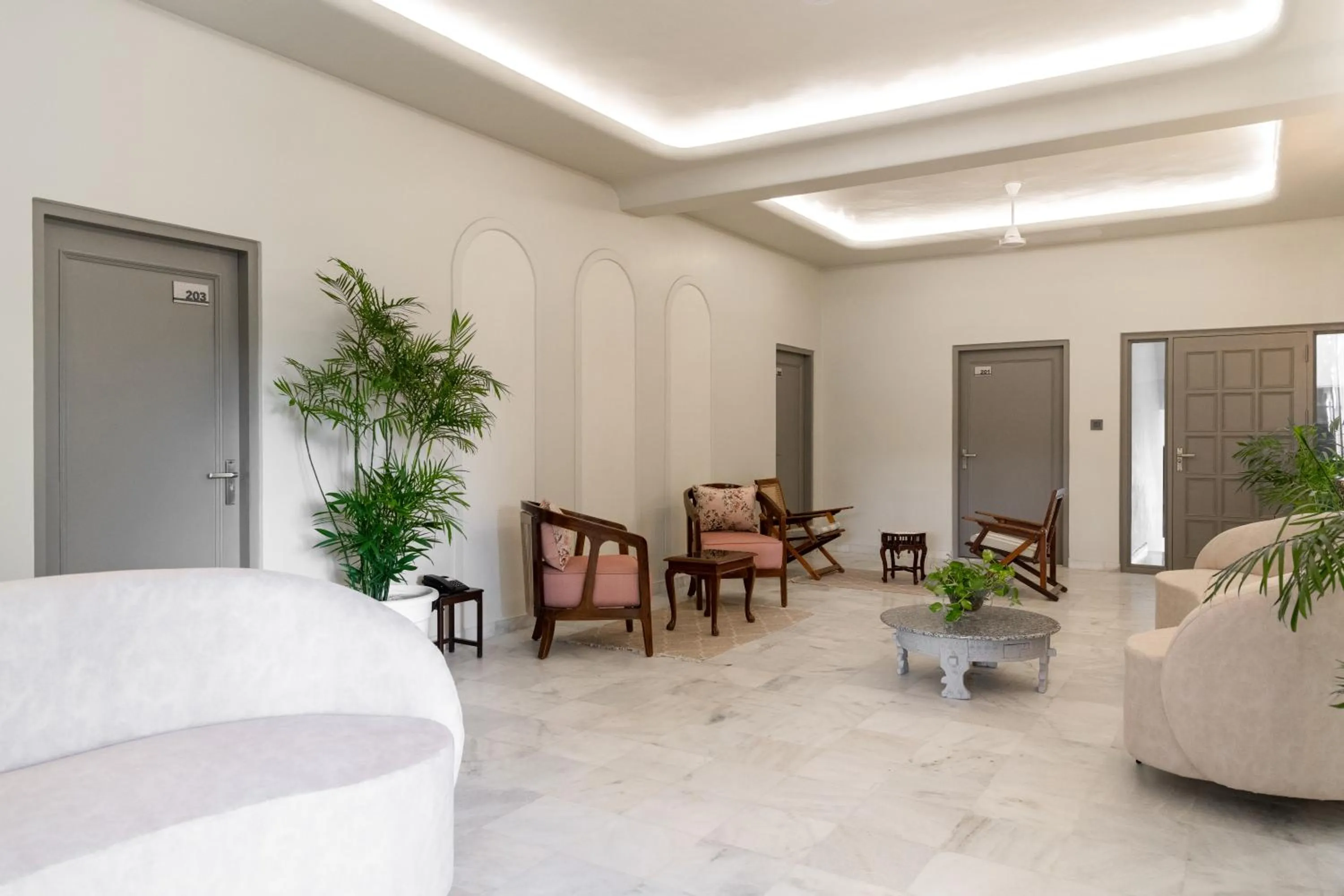 Lobby or reception in Girisadan - A City Centre Boutique Hotel