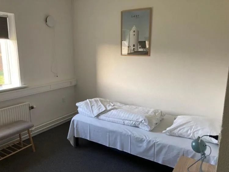 Bed in Motel Trafikcenter Sæby