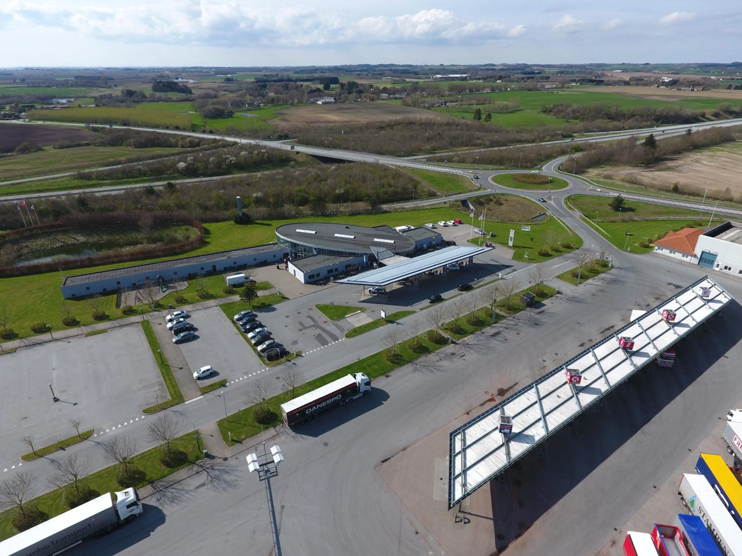 Bird's eye view in Motel Trafikcenter Sæby