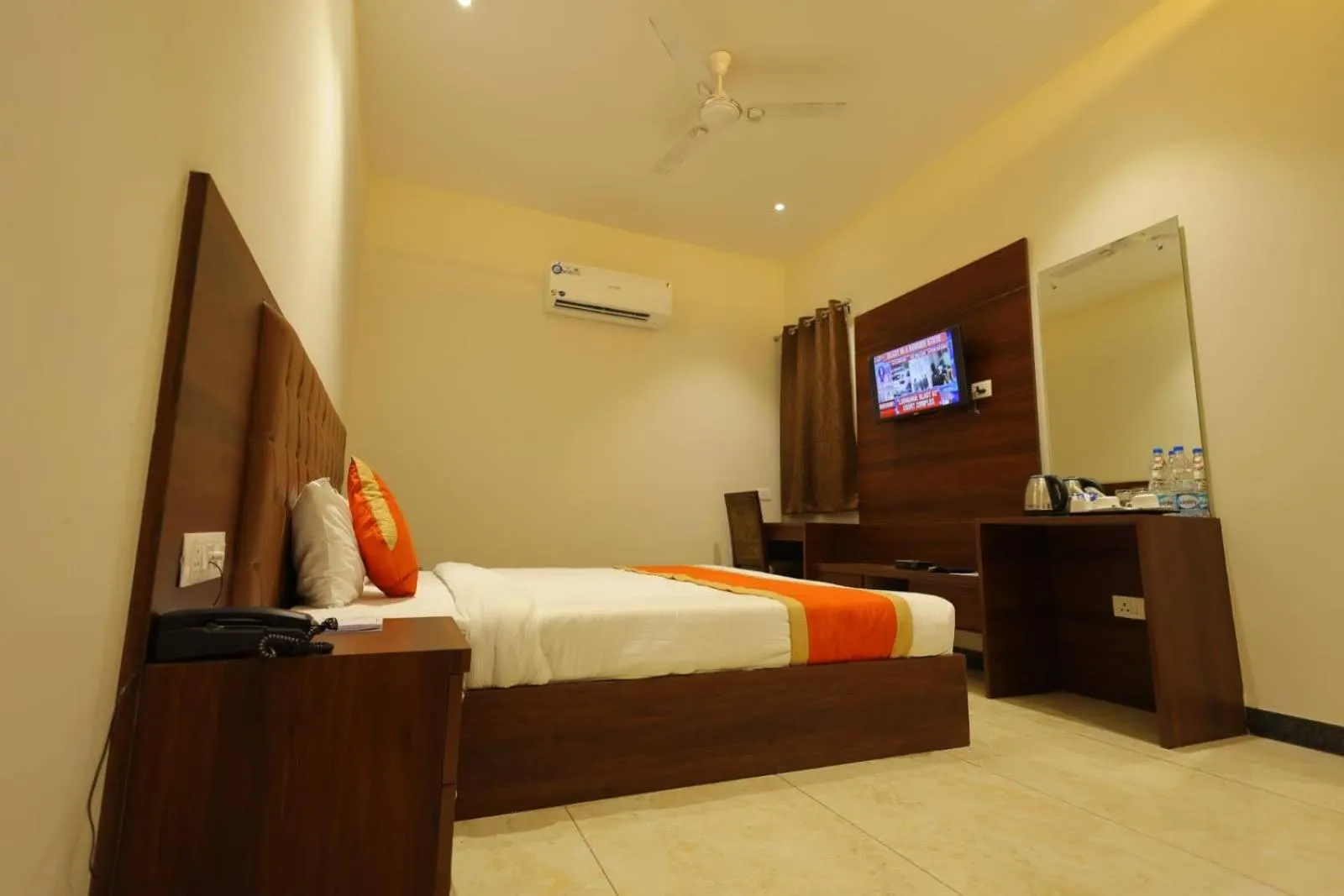 Bed in The Grand Tree Hotel