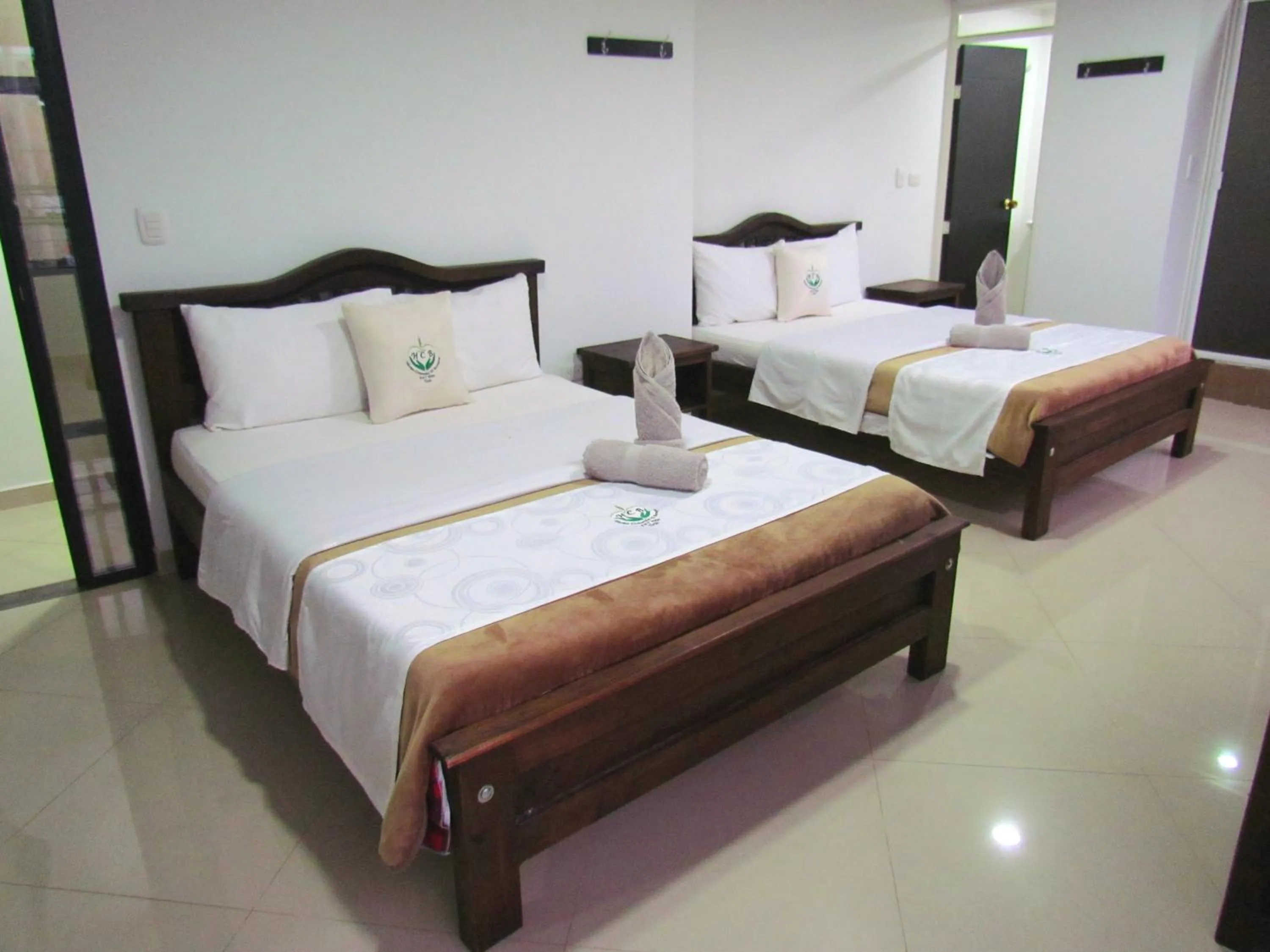 Bed in Hotel Colonial El Bosque Dorado