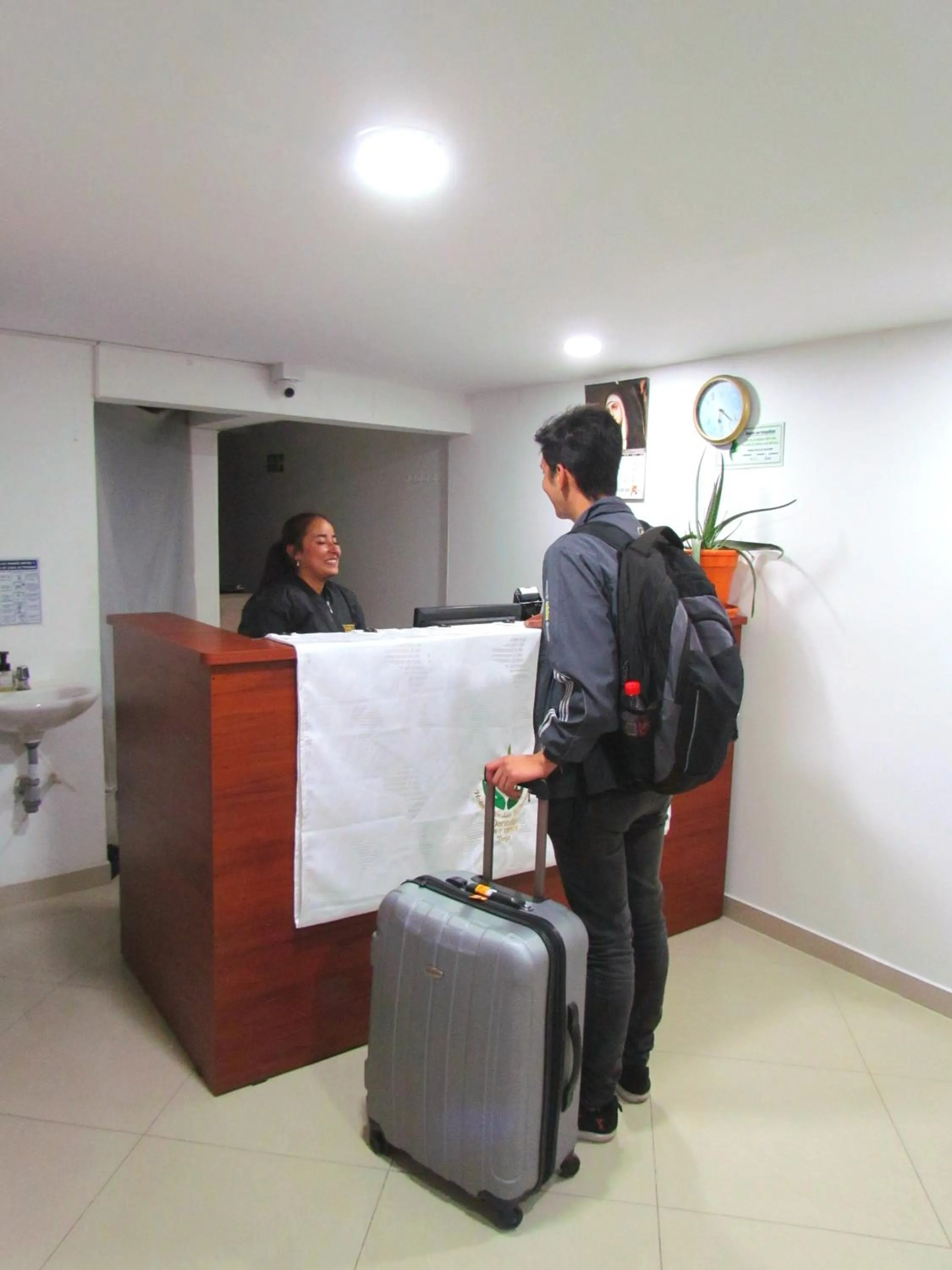 Lobby or reception in Hotel Colonial El Bosque Dorado