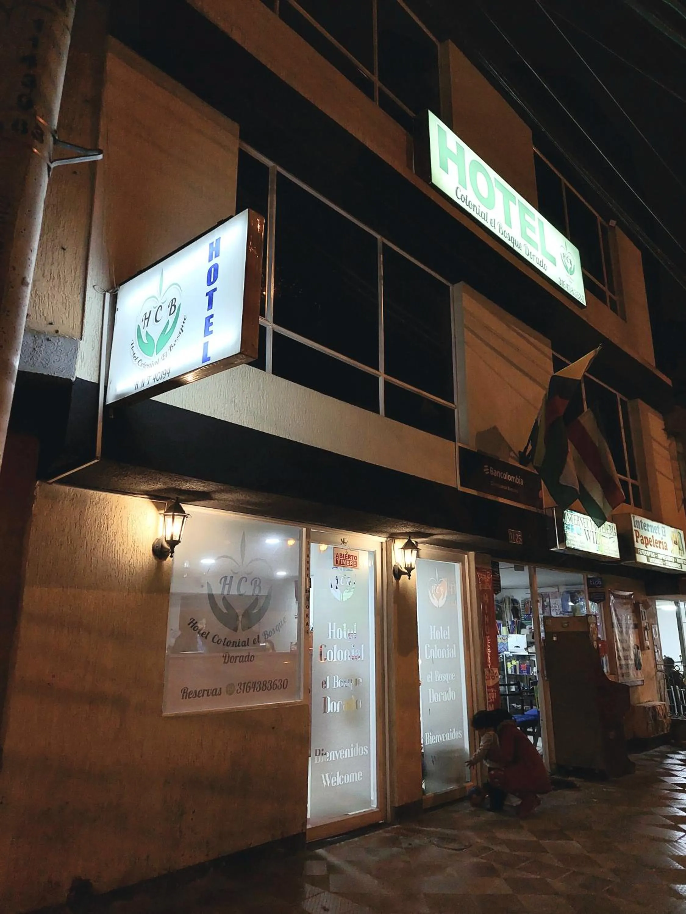 Lobby or reception, Property Building in Hotel Colonial El Bosque Dorado