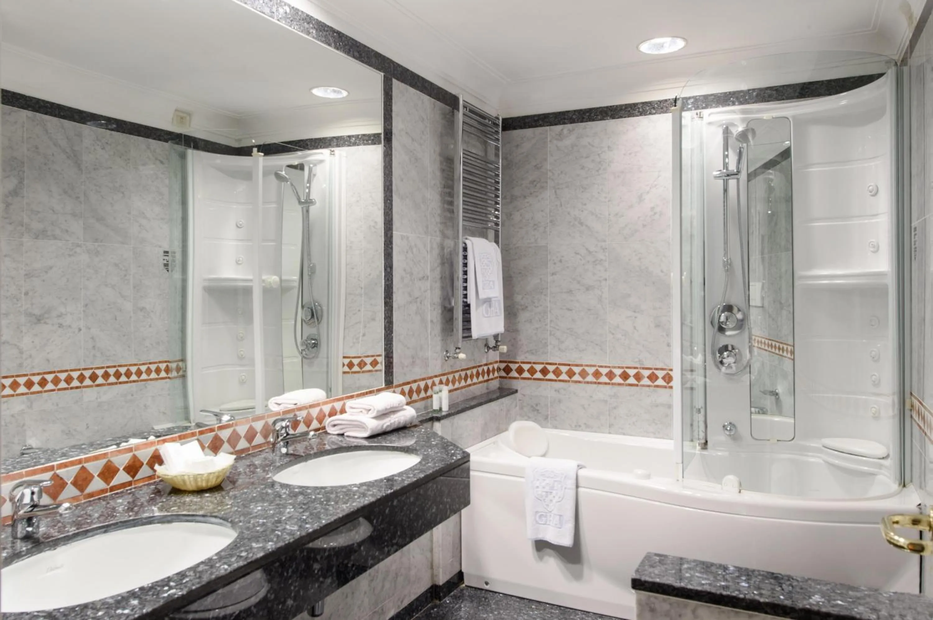 Bathroom in Grand Hotel Adriatico