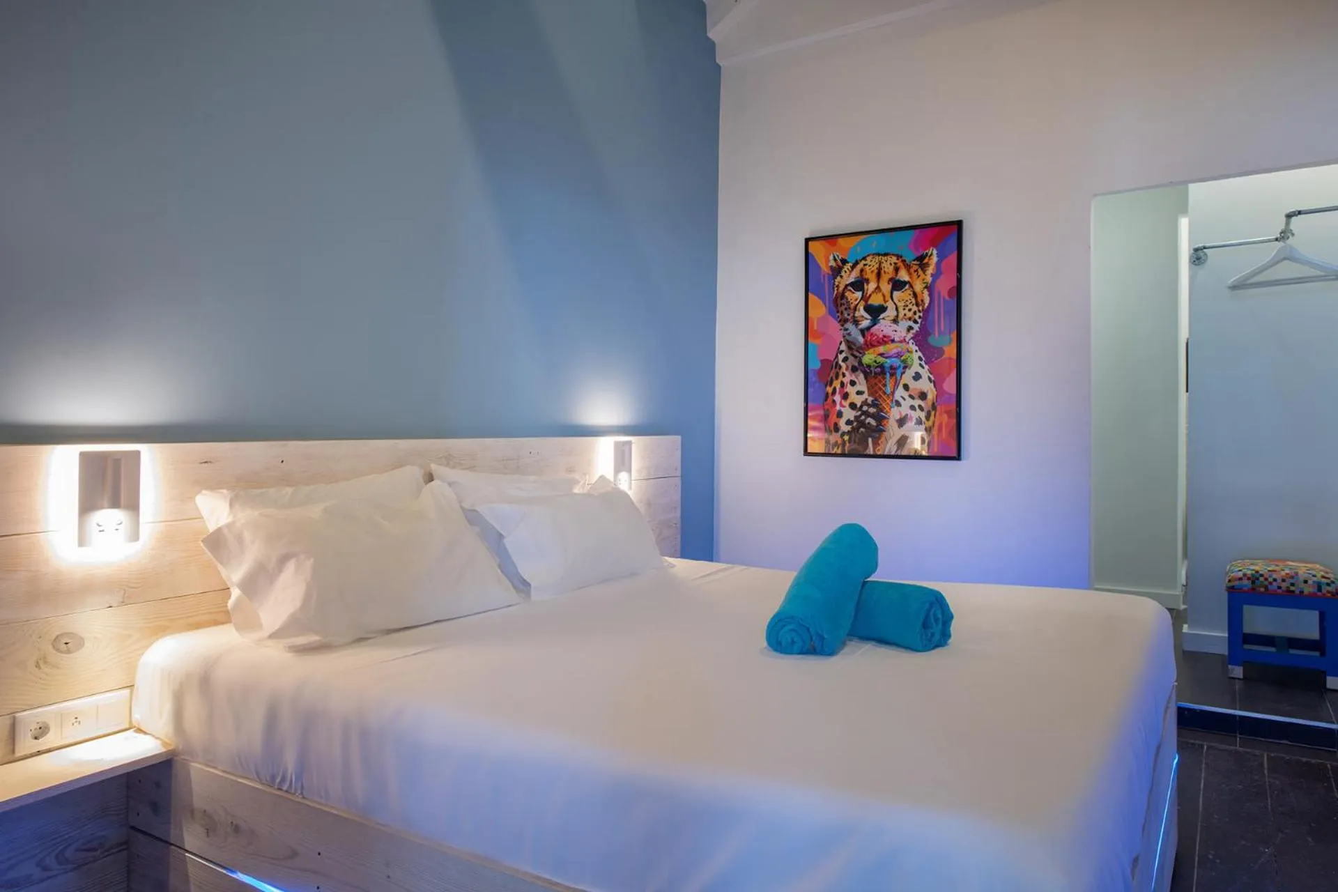 Bed in Wynwood Boutique Hotel