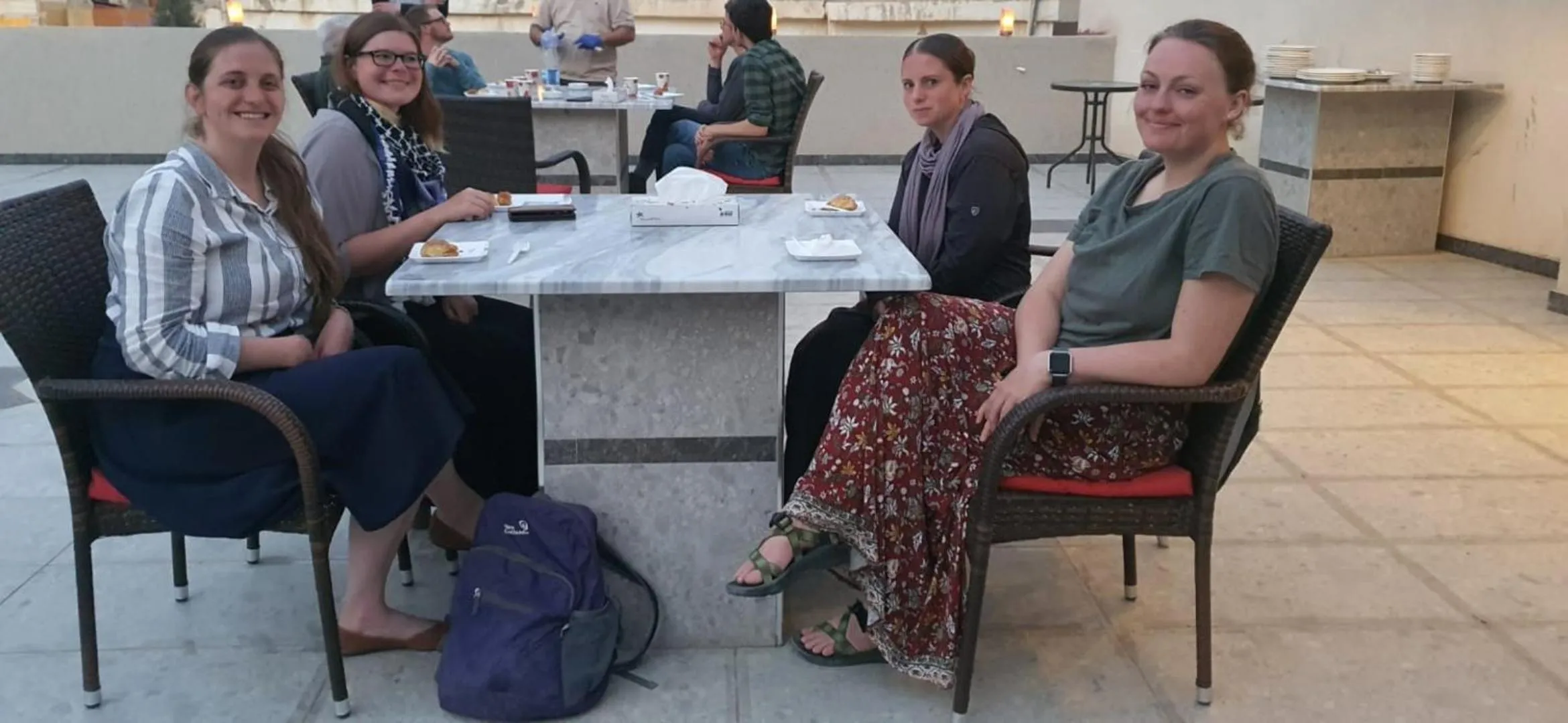 People in petra agora hotel