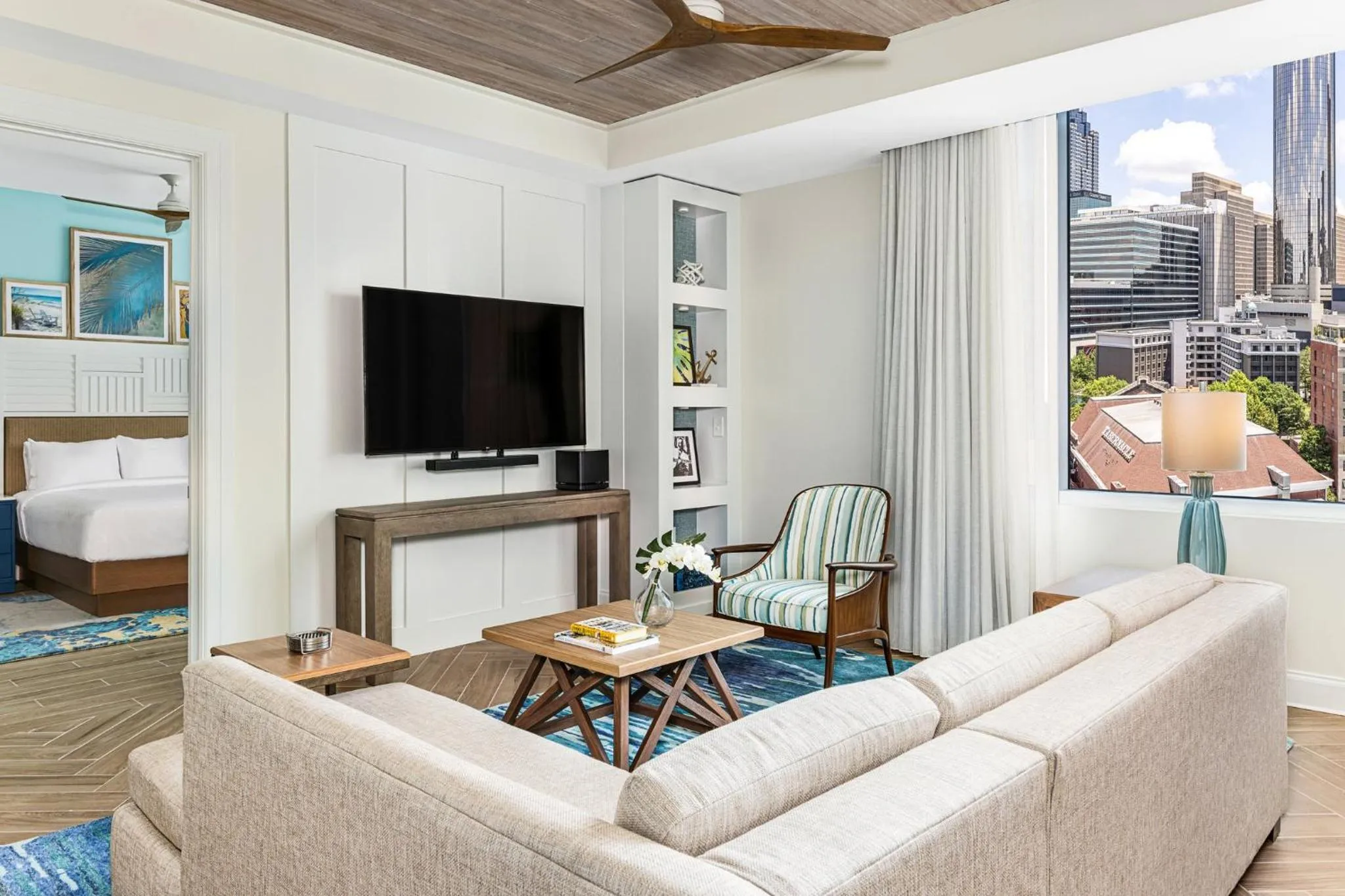 Living room in Margaritaville Vacation Club - Atlanta